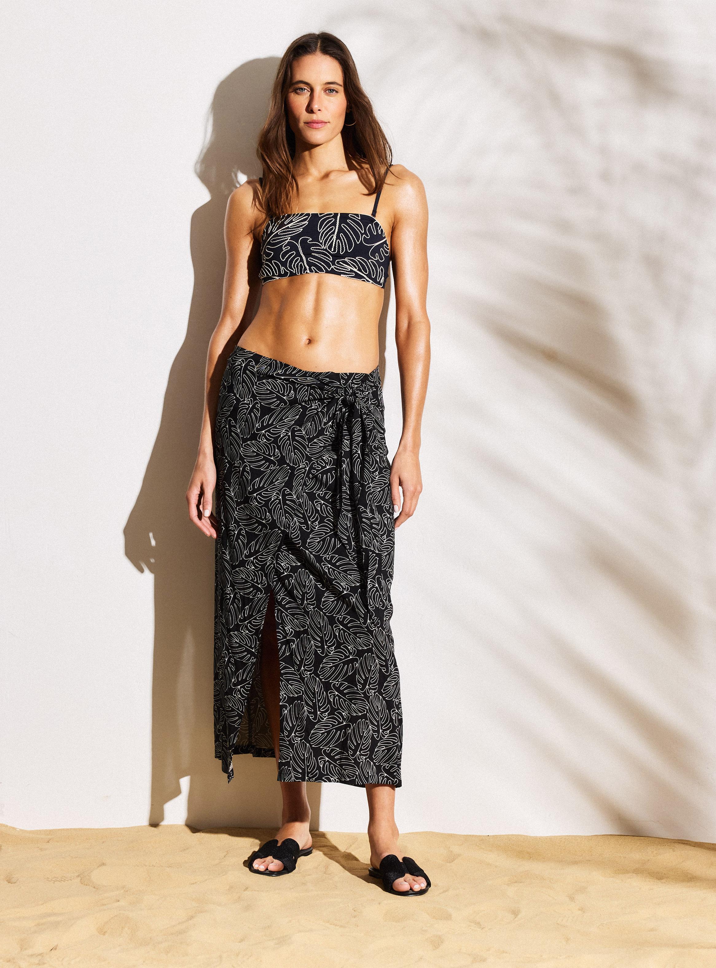 Falda Larga Tipo Pareo Envolvente-4