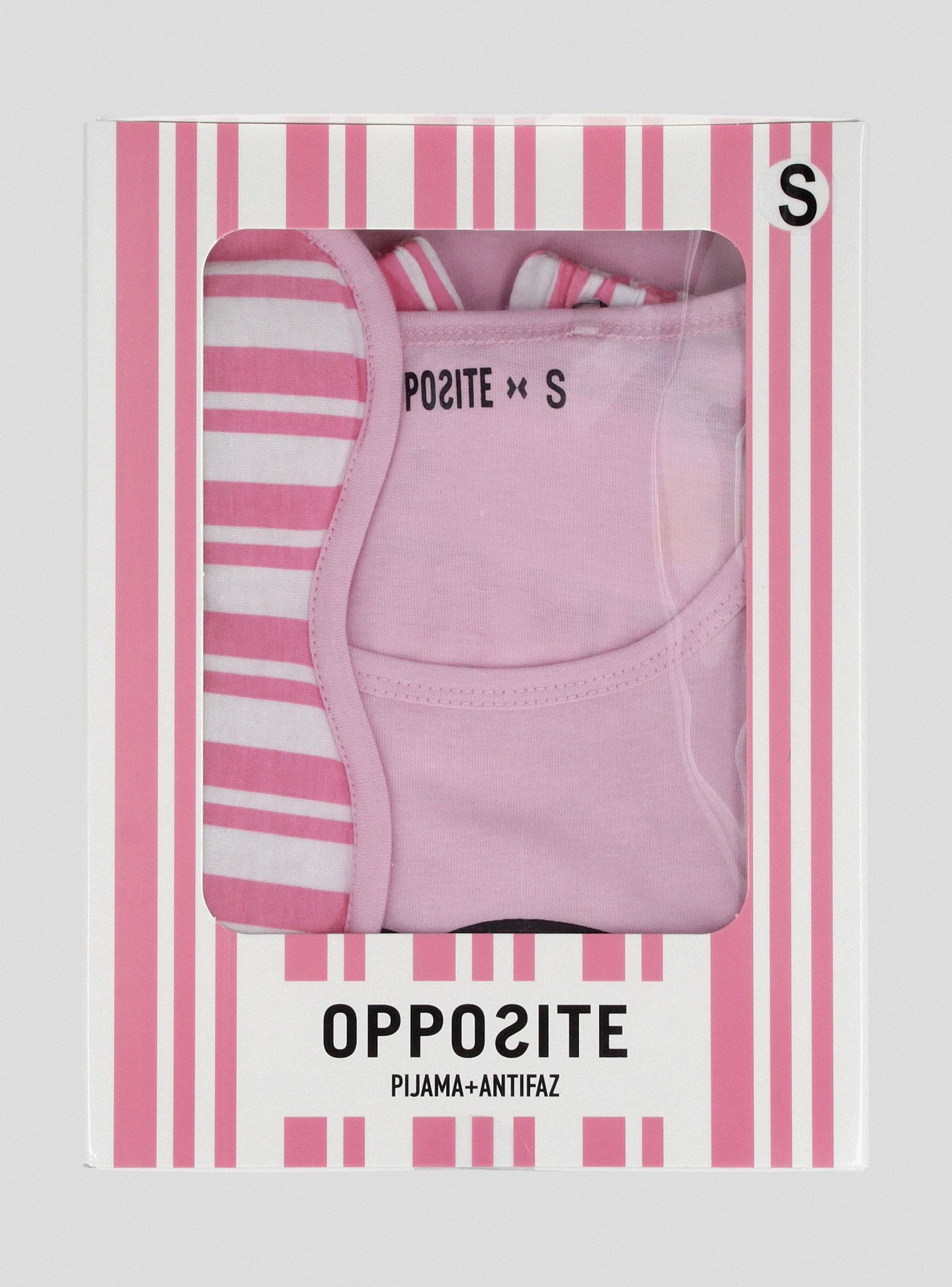 Pijama Corto Estampado con Antifaz de Regalo en Caja-6