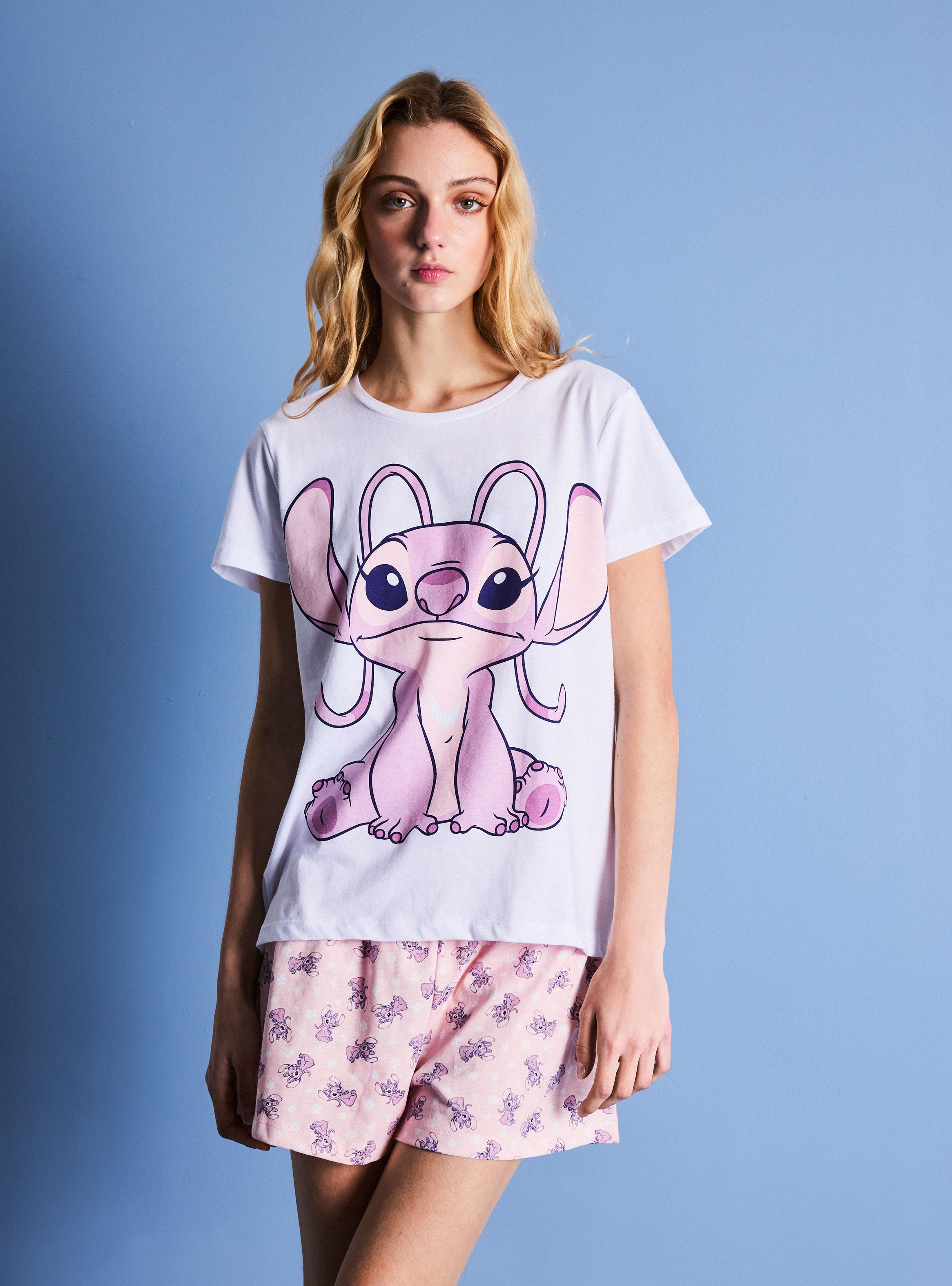 Pijama Corto Estampado Disney Stitch en Caja-0