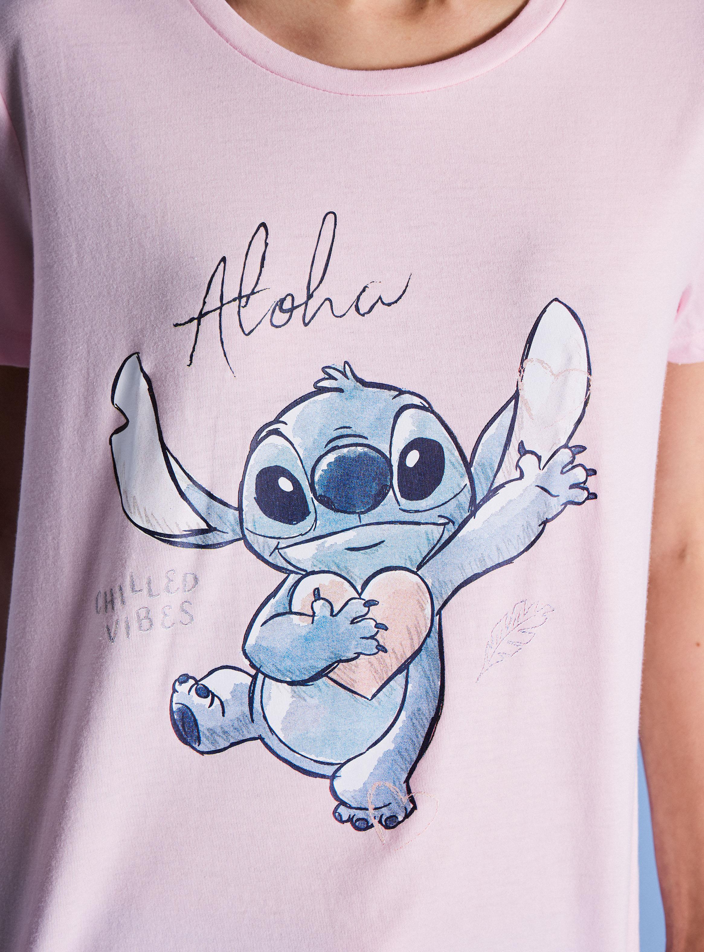 Pijama Corto Estampado Disney Stitch Pijama en Caja-2