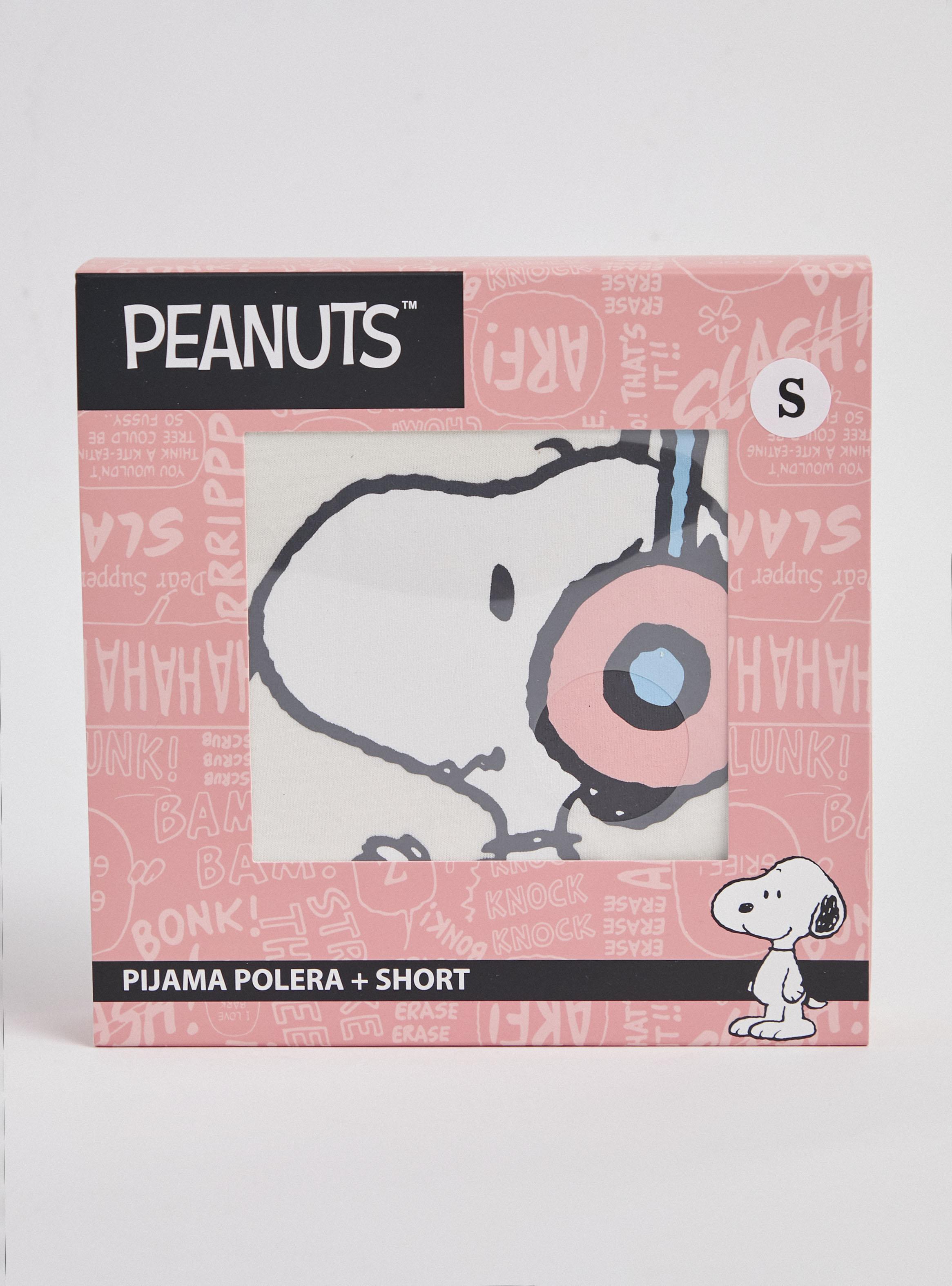 Pijama Corto Estampado Snoopy en Caja-6