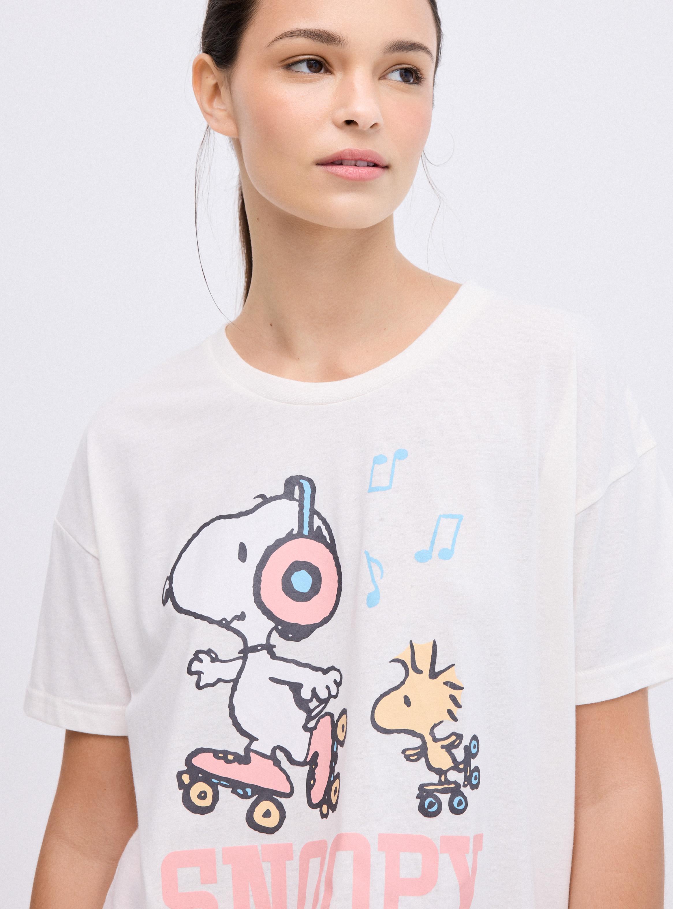 Pijama Corto Estampado Snoopy en Caja-2