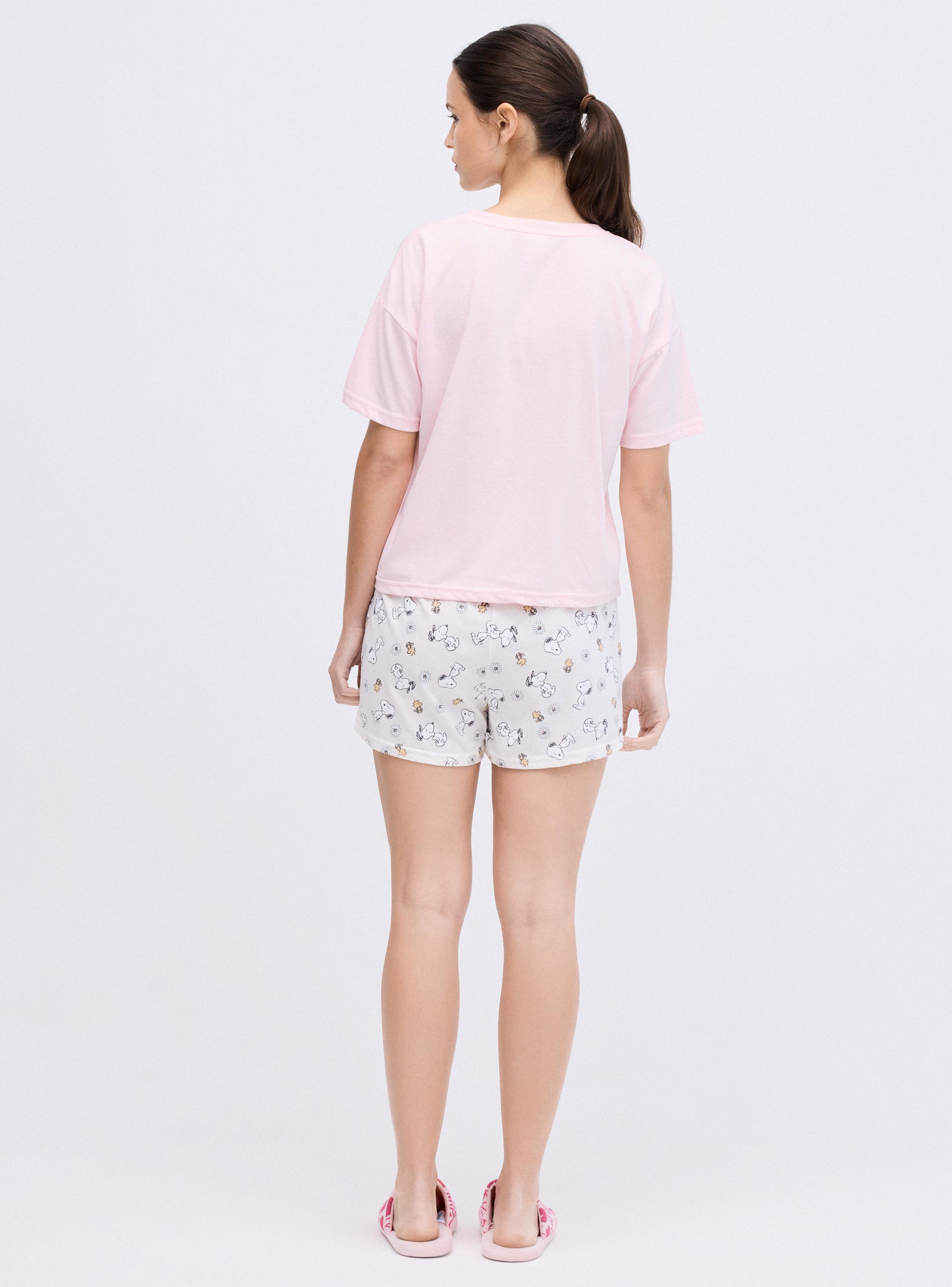 Pijama Corto Licencia Snoopy en Caja-5