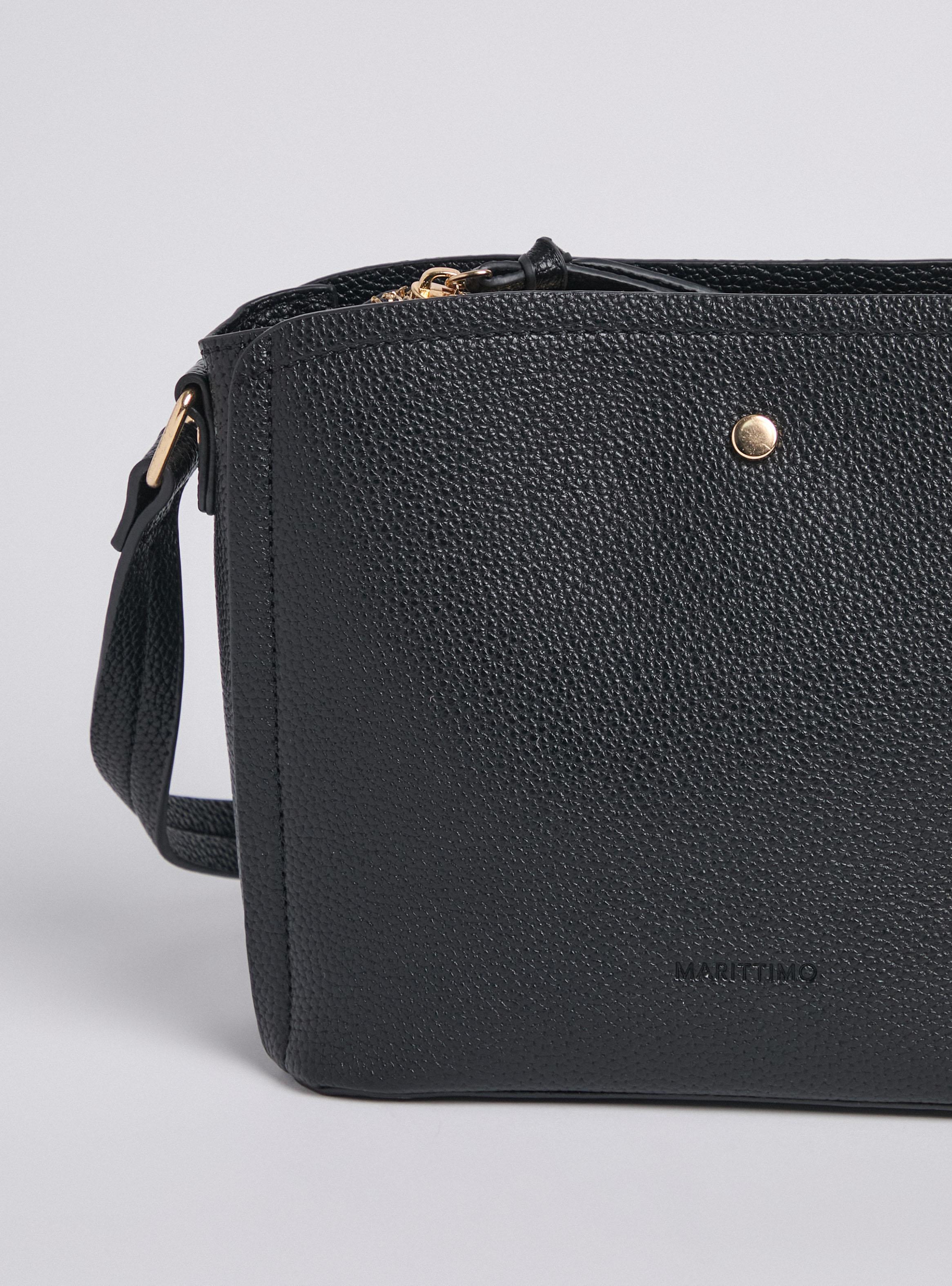 Cartera Crossbody Efecto Cuero Granulado-4