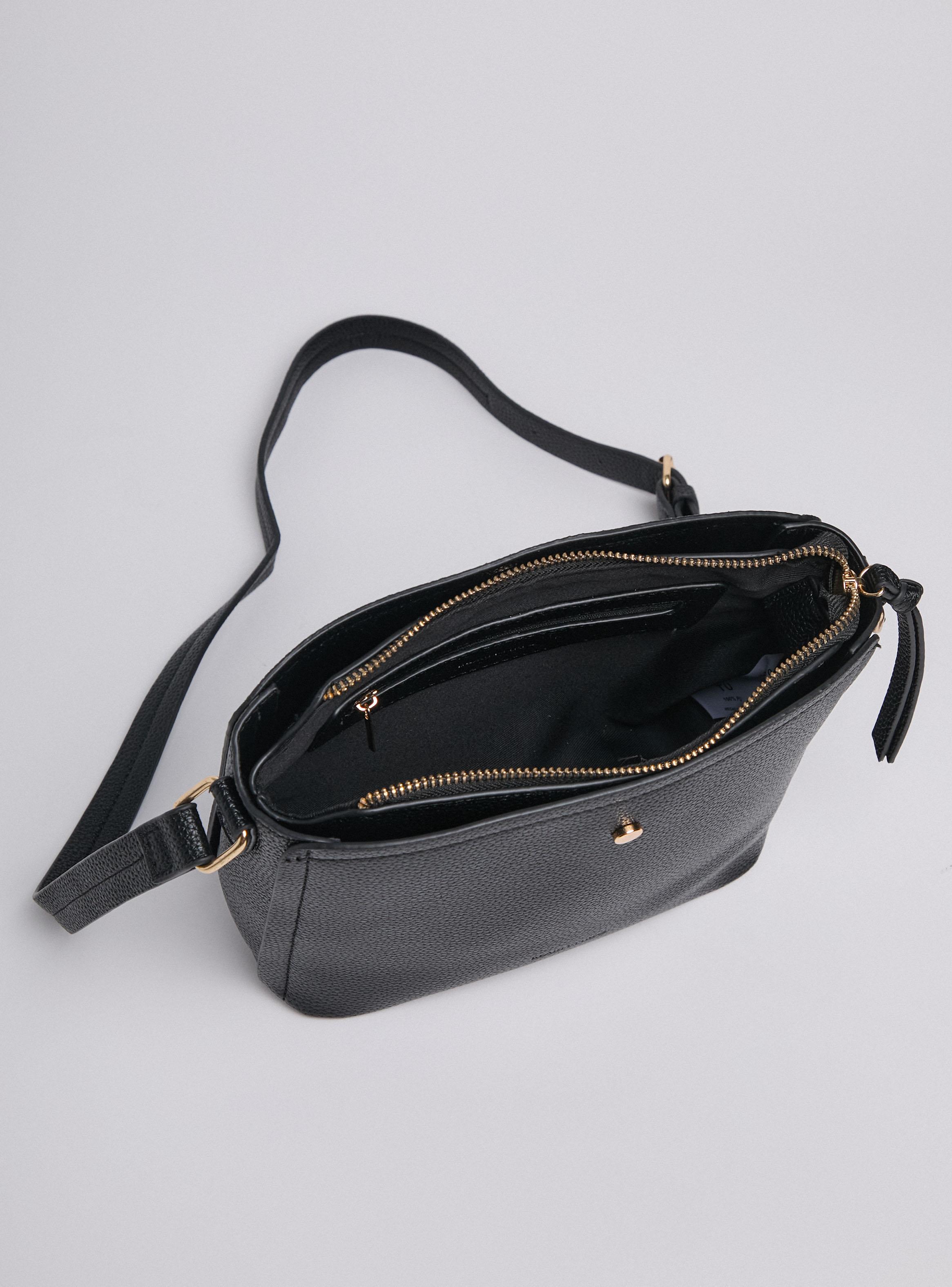 Cartera Crossbody Efecto Cuero Granulado-3