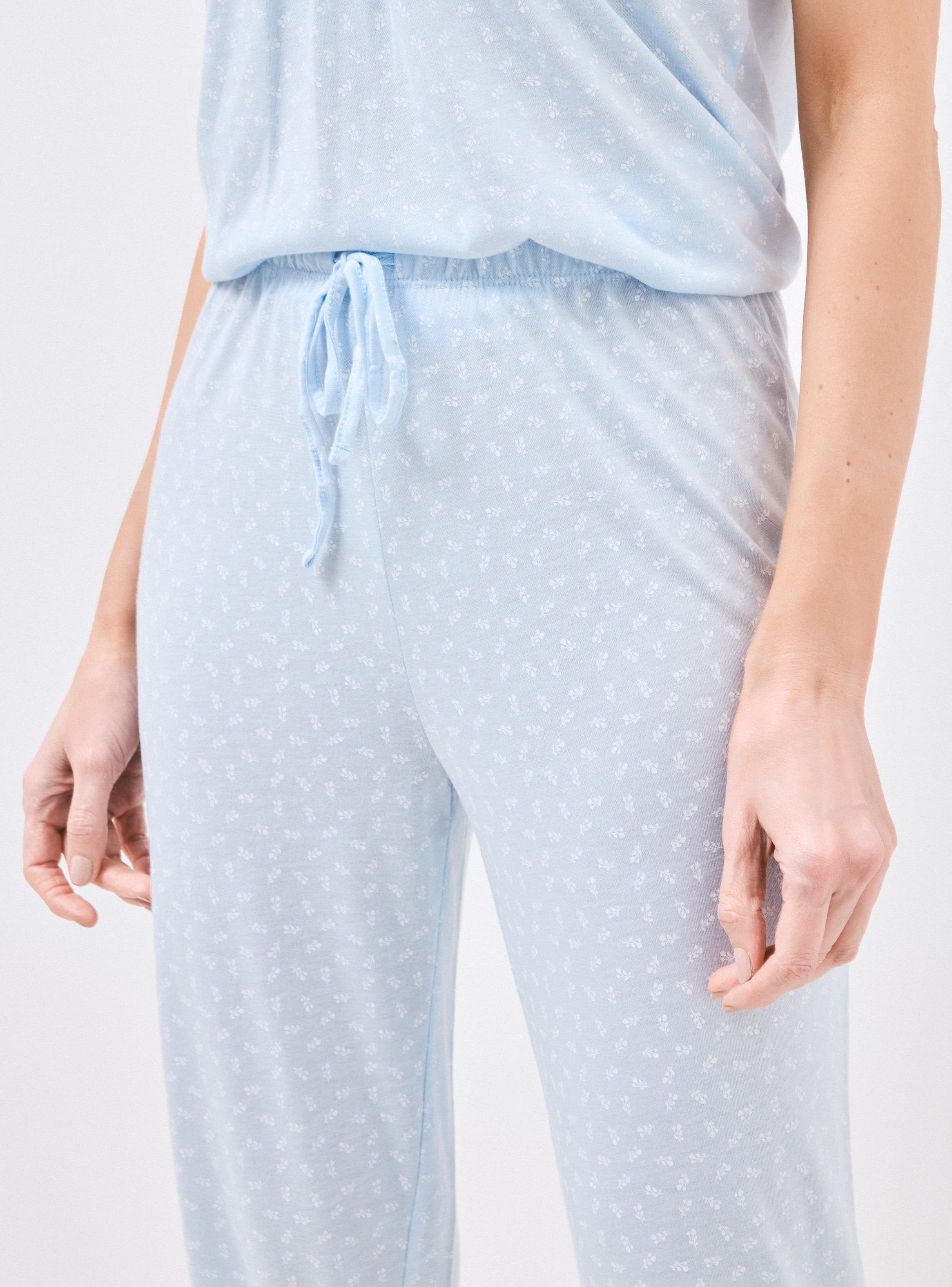 Pijama Corta Largo Estampado-2