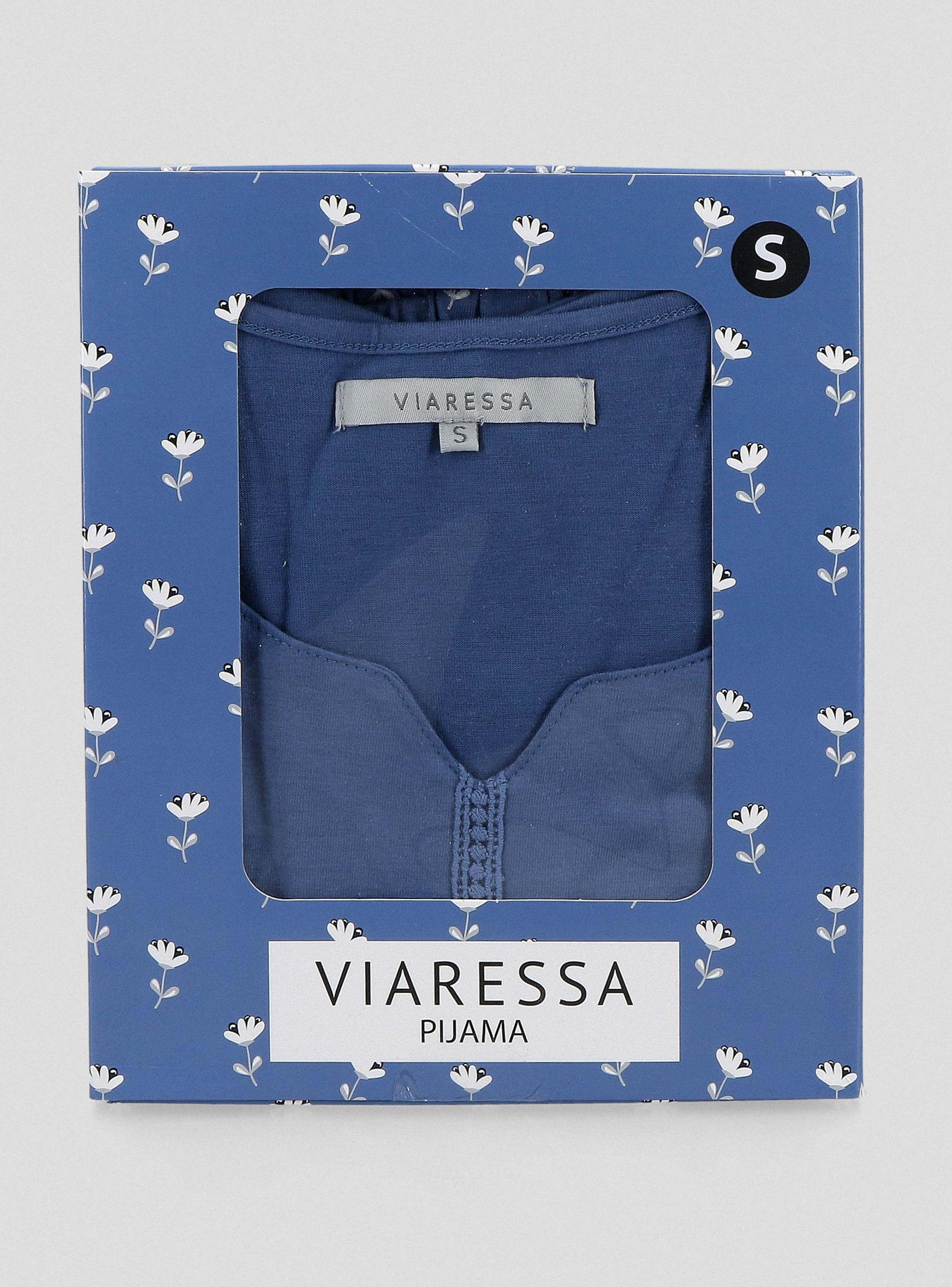 Pijama Polera Lisa Pantalón Estampado en Caja-6