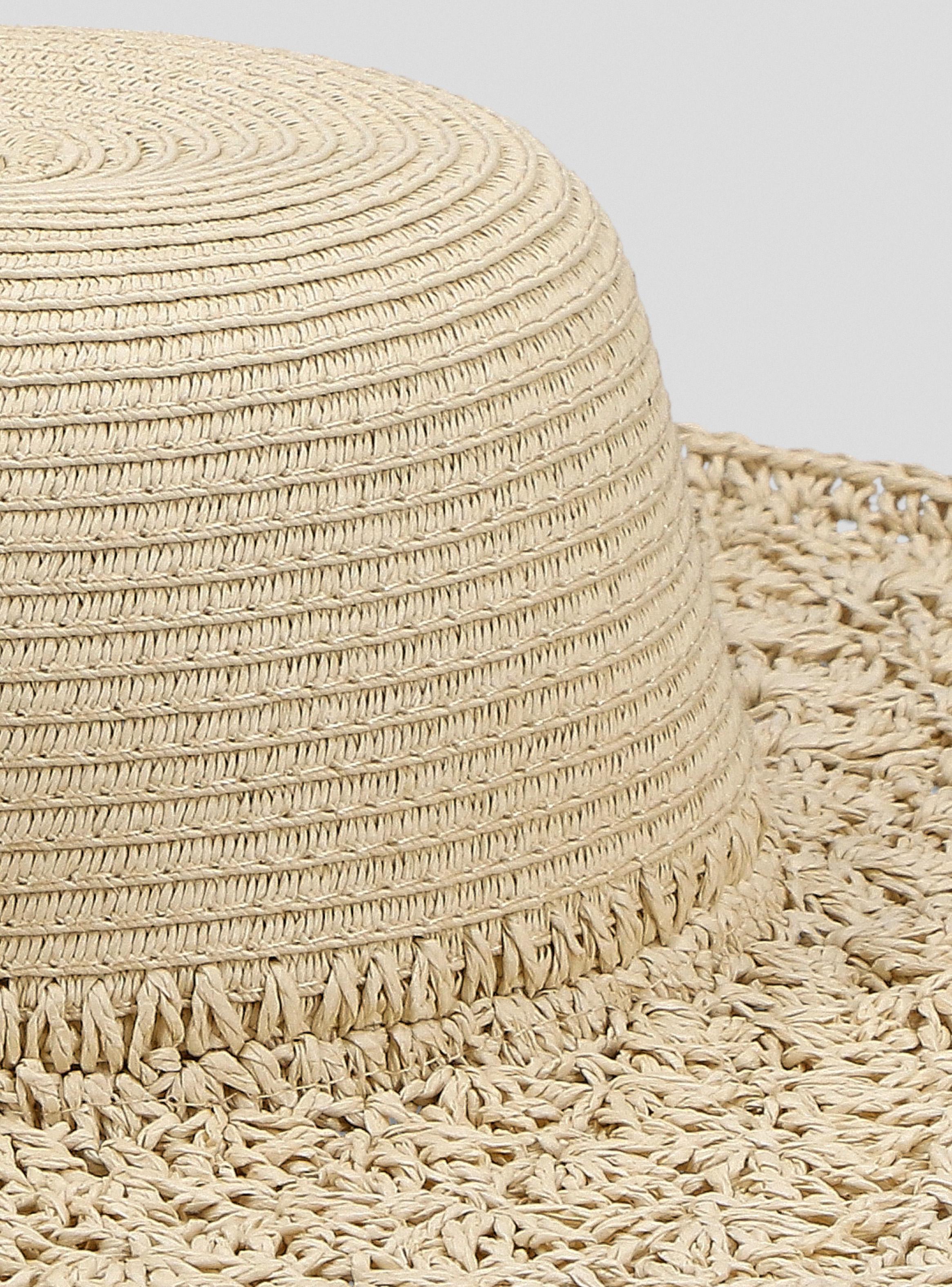 Sombrero Look Raffia Diseño Tejido-2