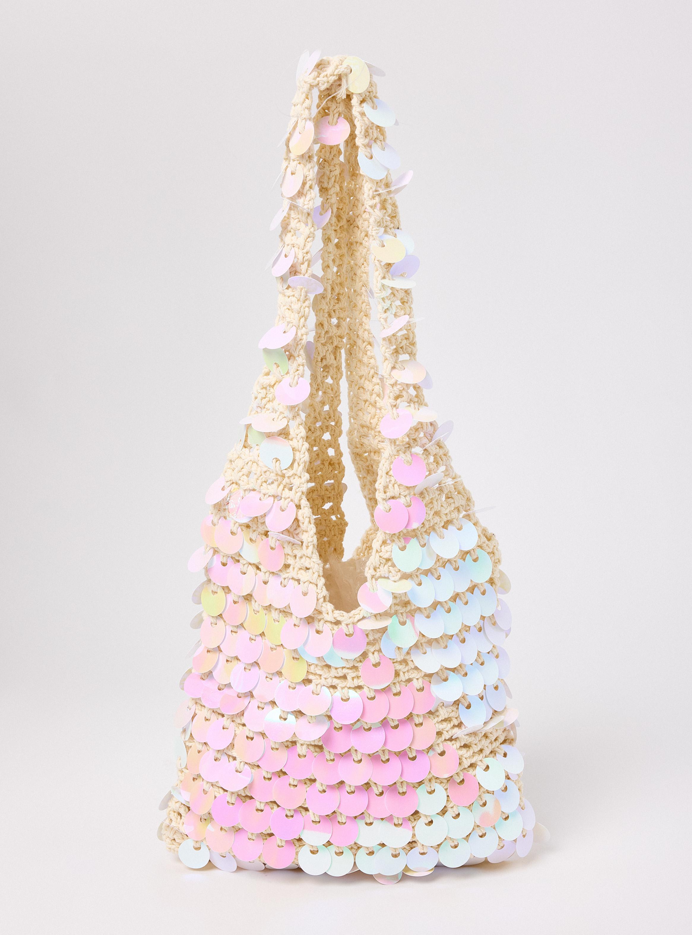 Cartera Crochet Lentejuelas-2