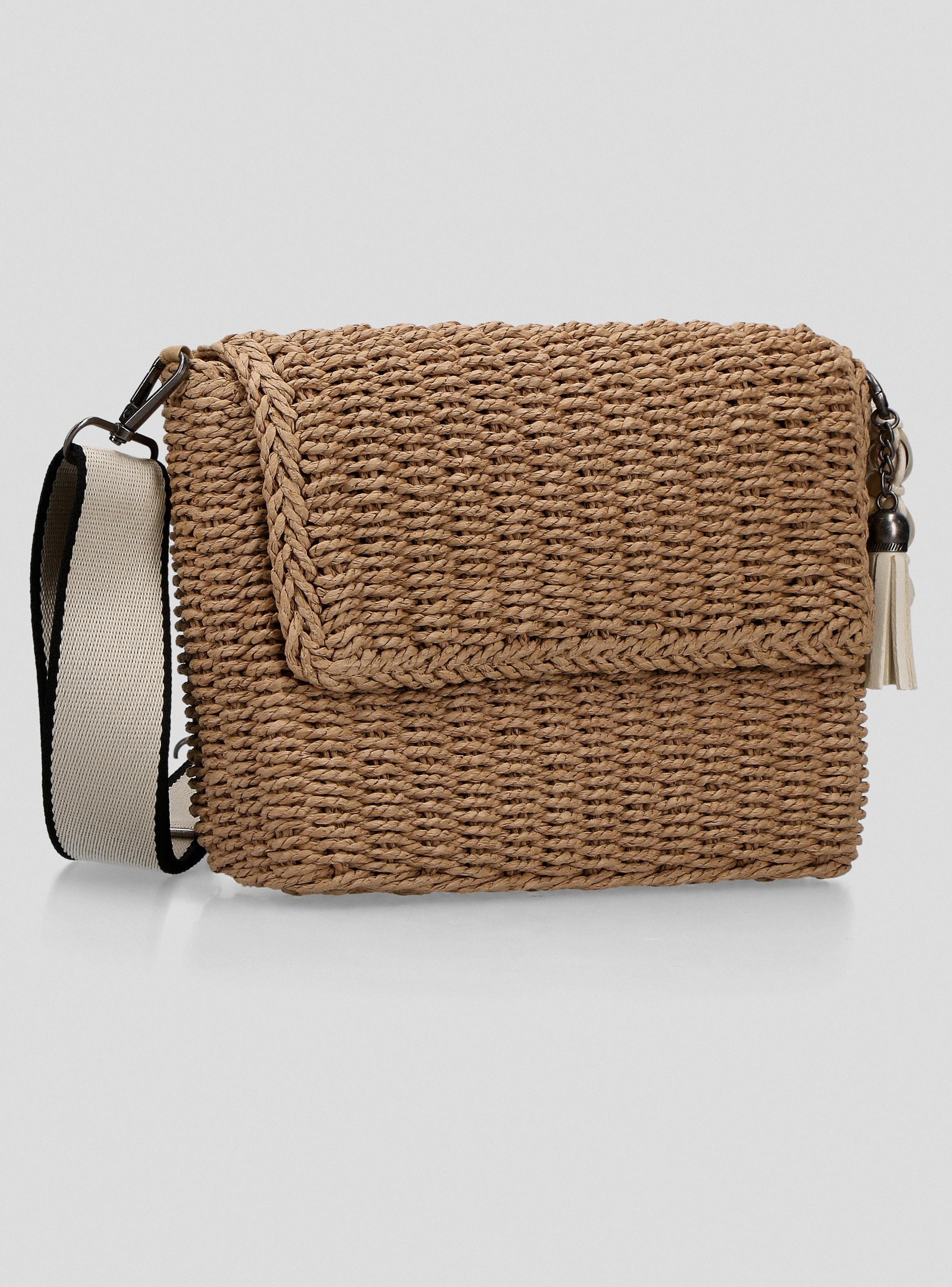 Cartera Crossbody Look Raffia-3