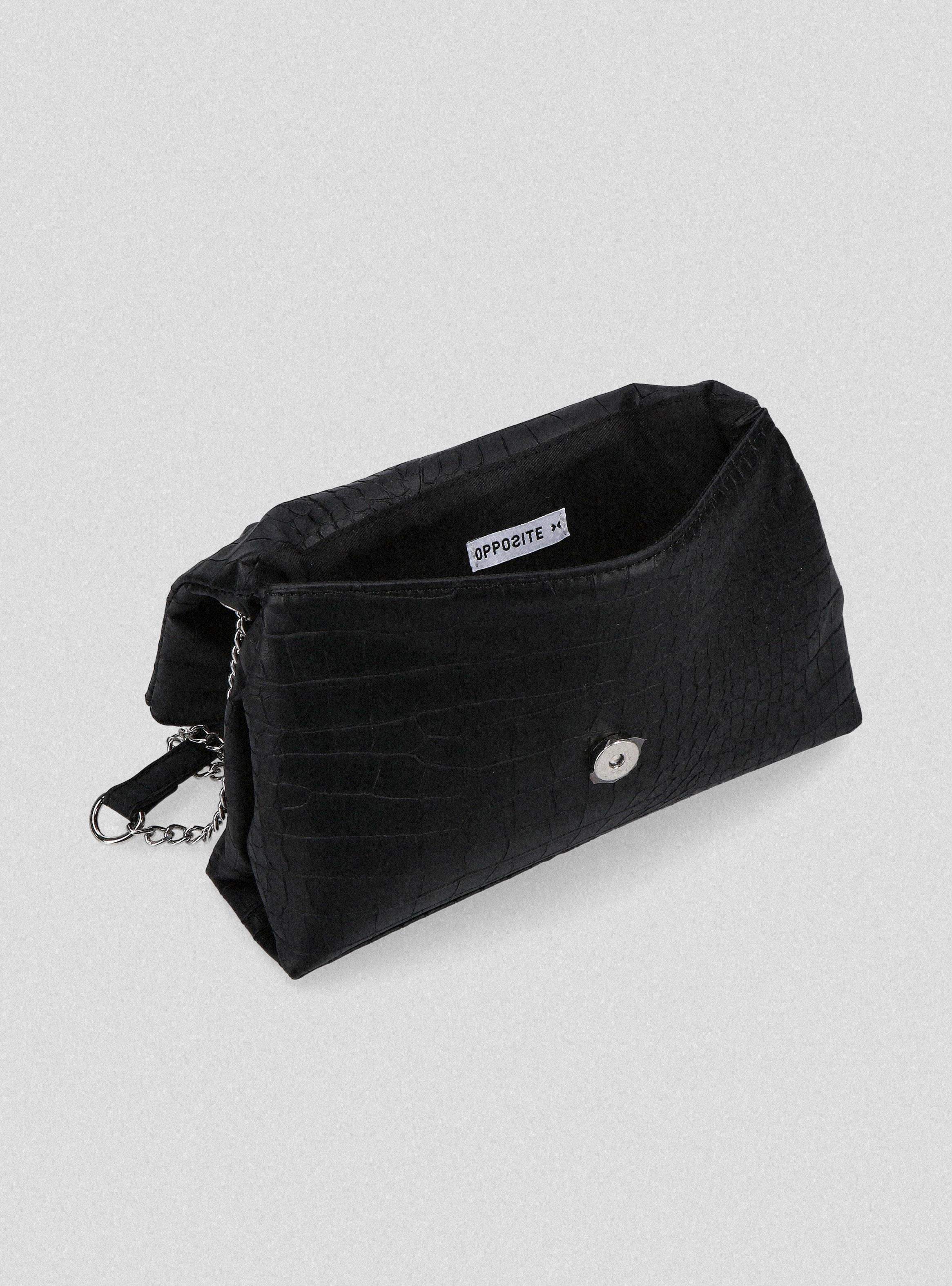 Cartera Crossbody Crocco con Strap Cadena-5