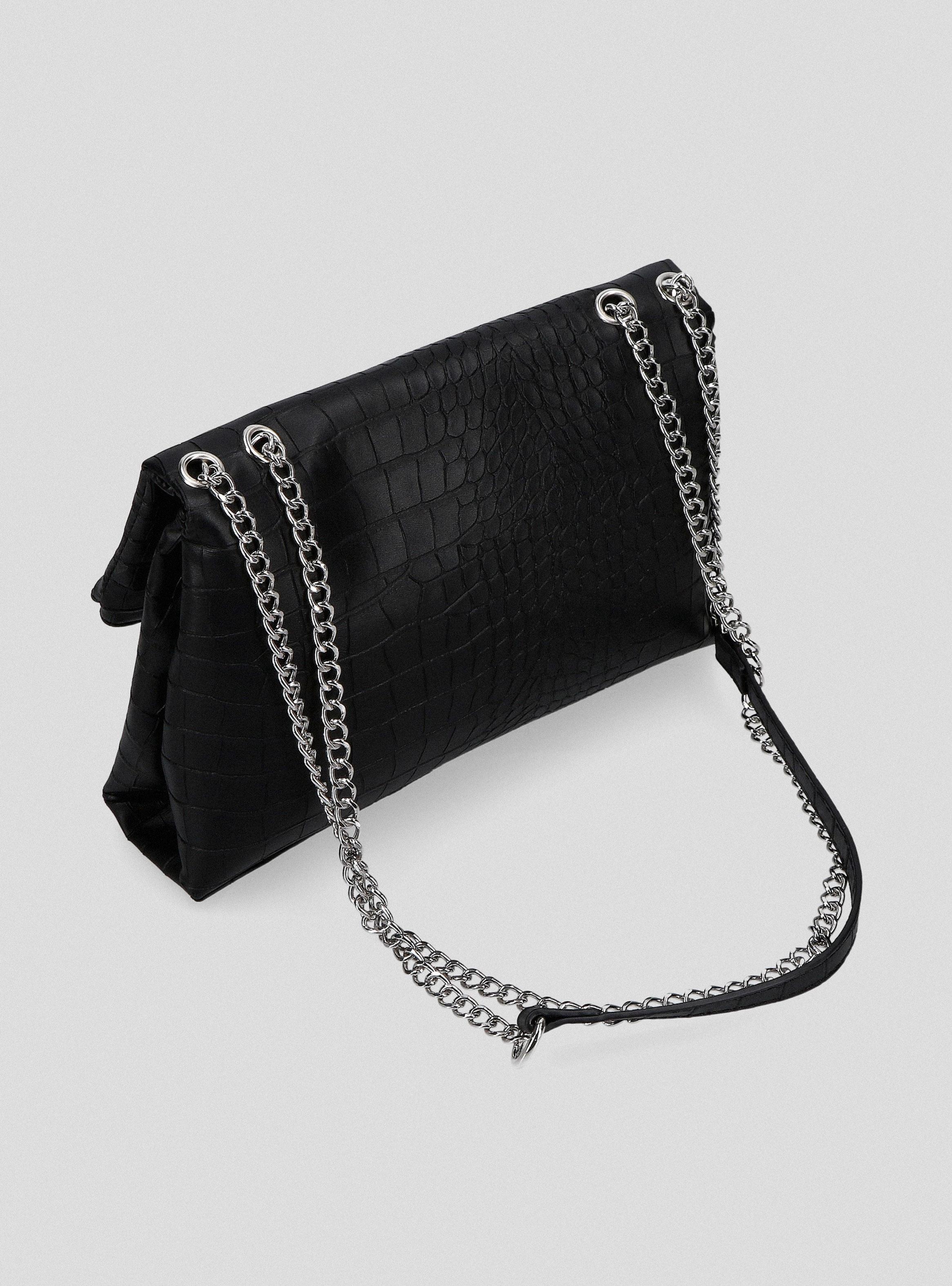 Cartera Crossbody Crocco con Strap Cadena-4
