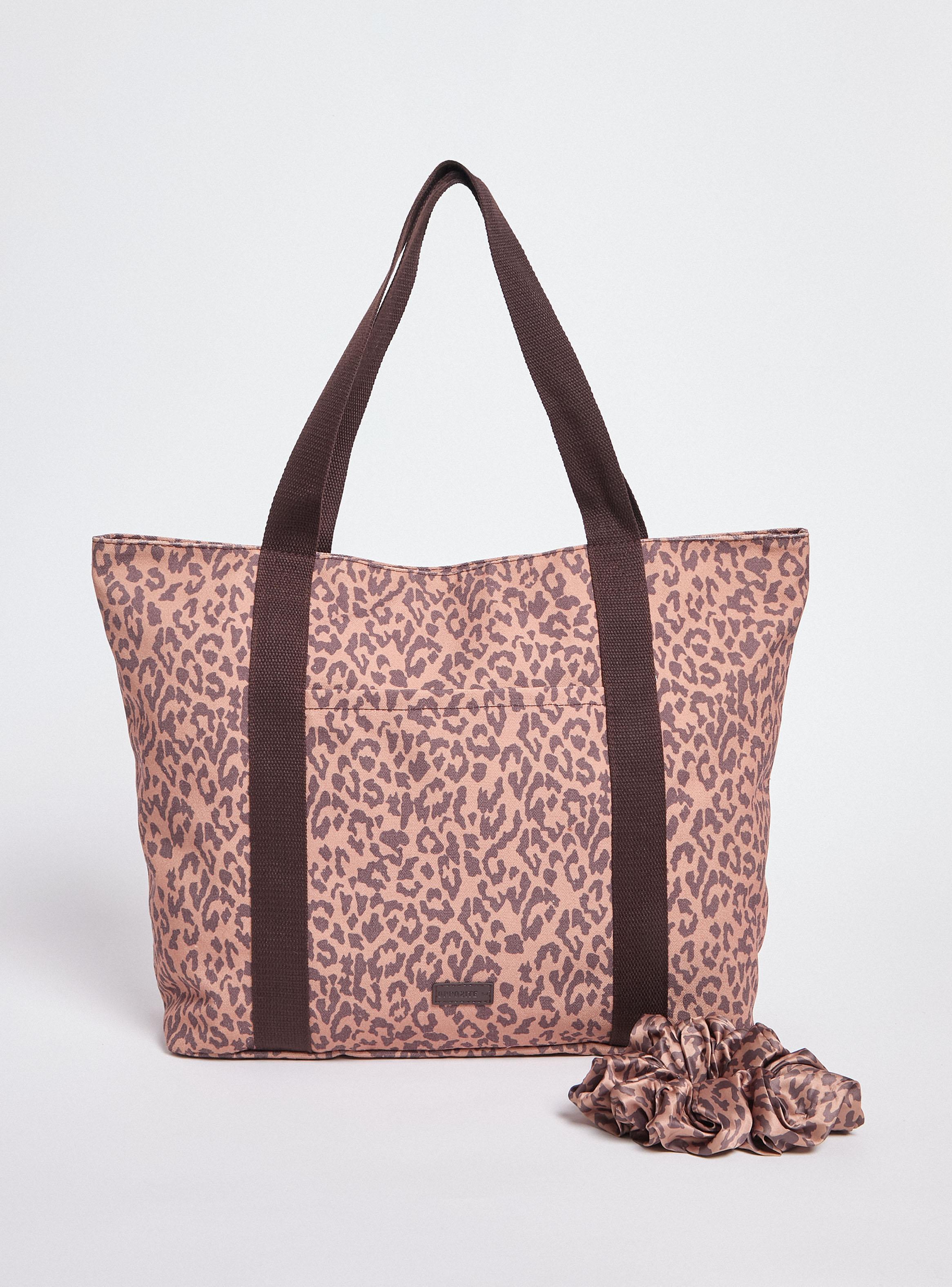 Bolso de Playa Estampado + Scrunchie-2