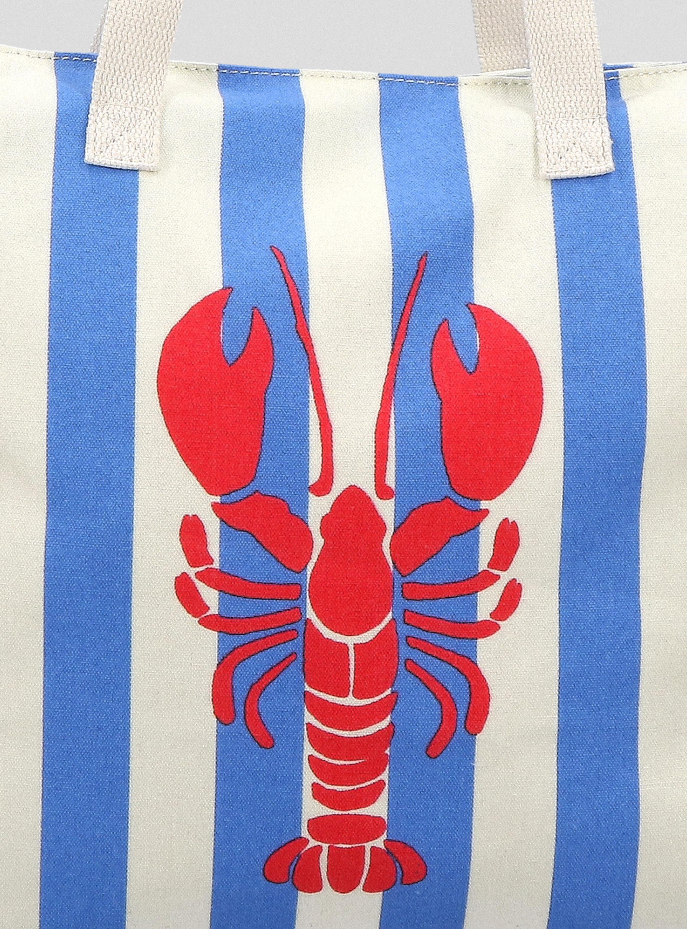 Bolso de Playa Estampado Rayas con Diseño-6