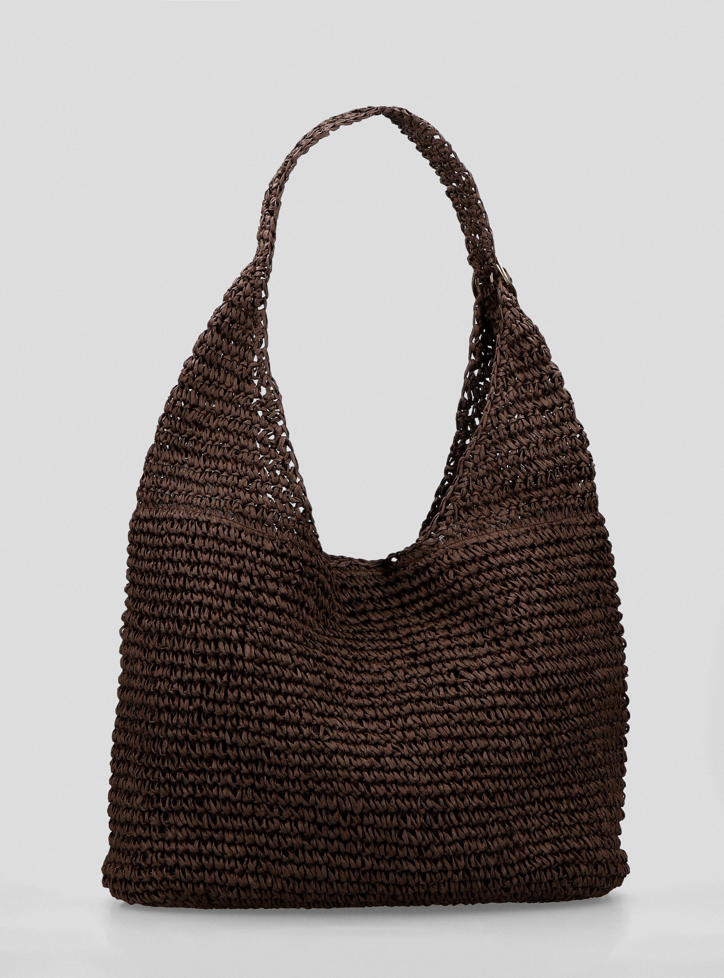 Cartera Tipo Hobo Raffia-4