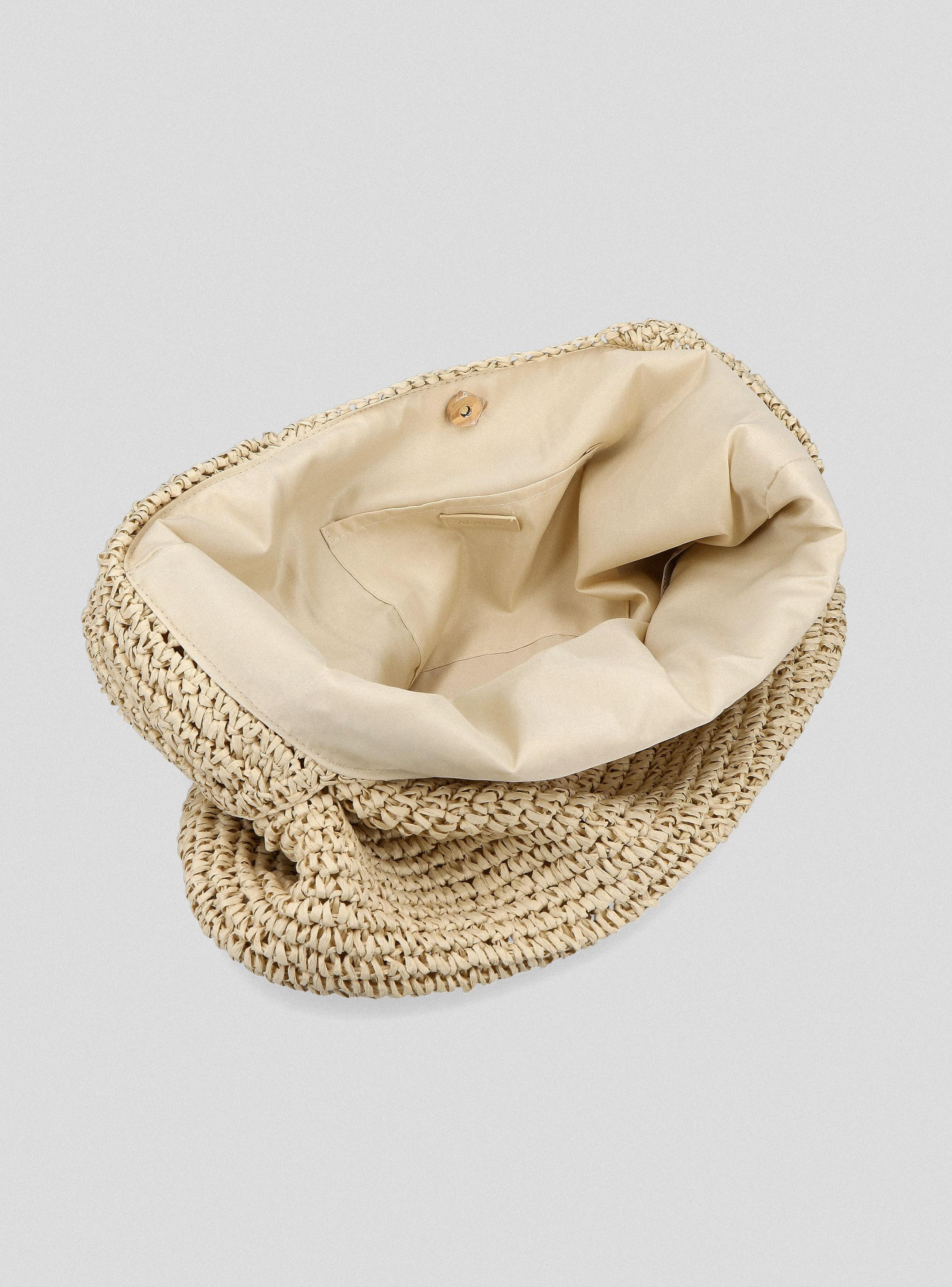 Cartera Tipo Hobo Raffia-5