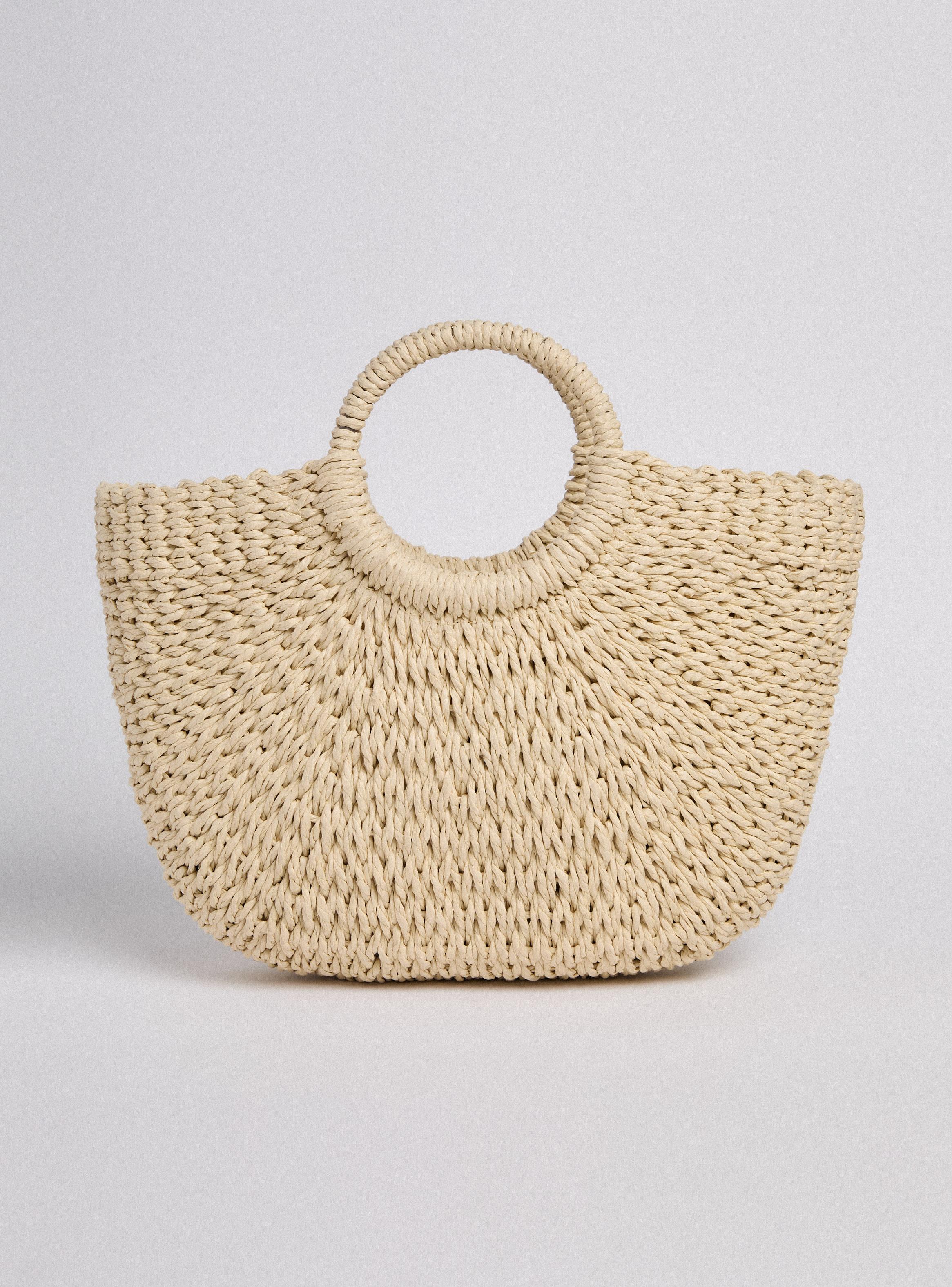 Cartera de Mano Tipo Canasto Playero-4