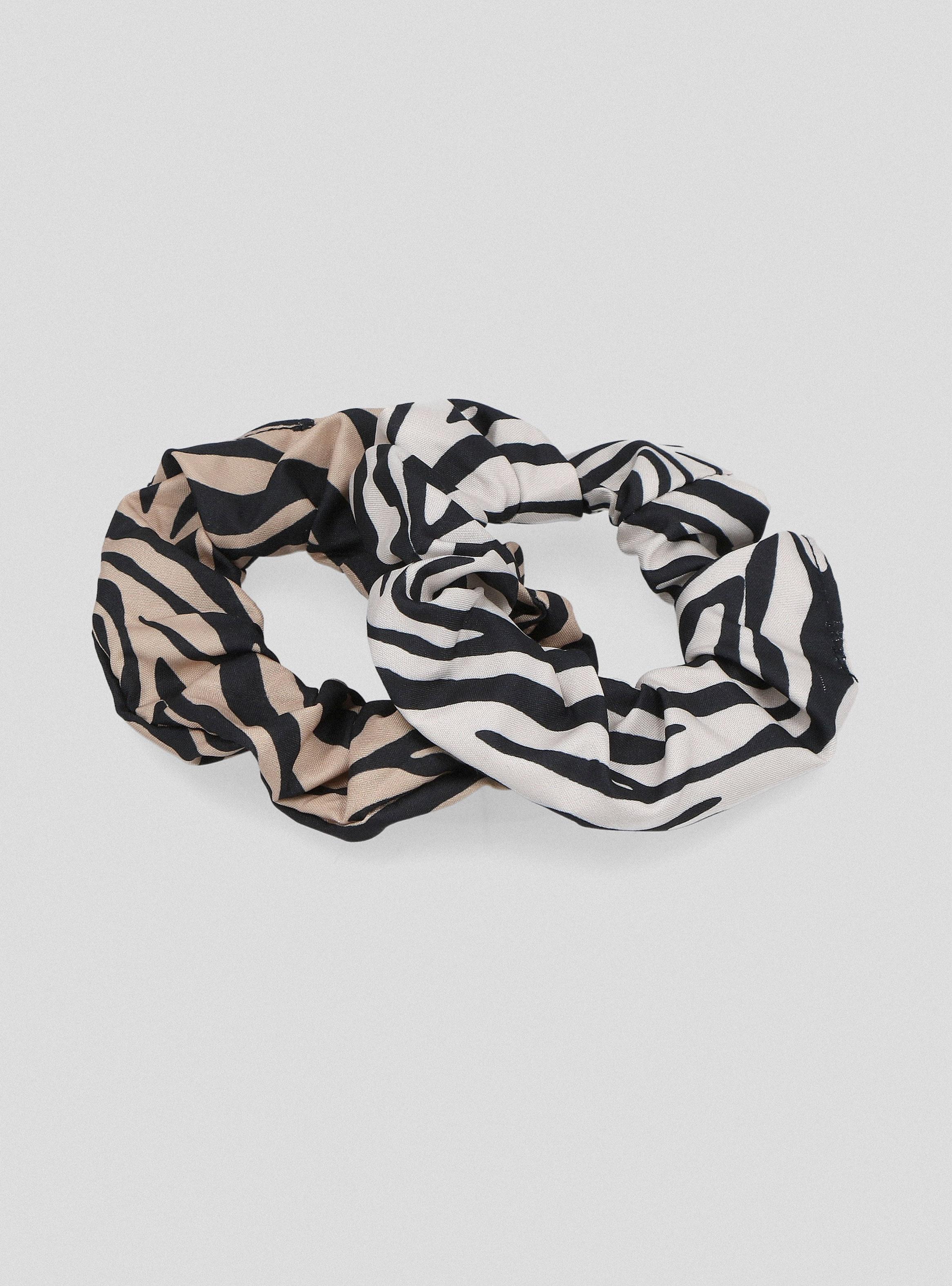 Set Scrunchies Estampados Animal Print-3