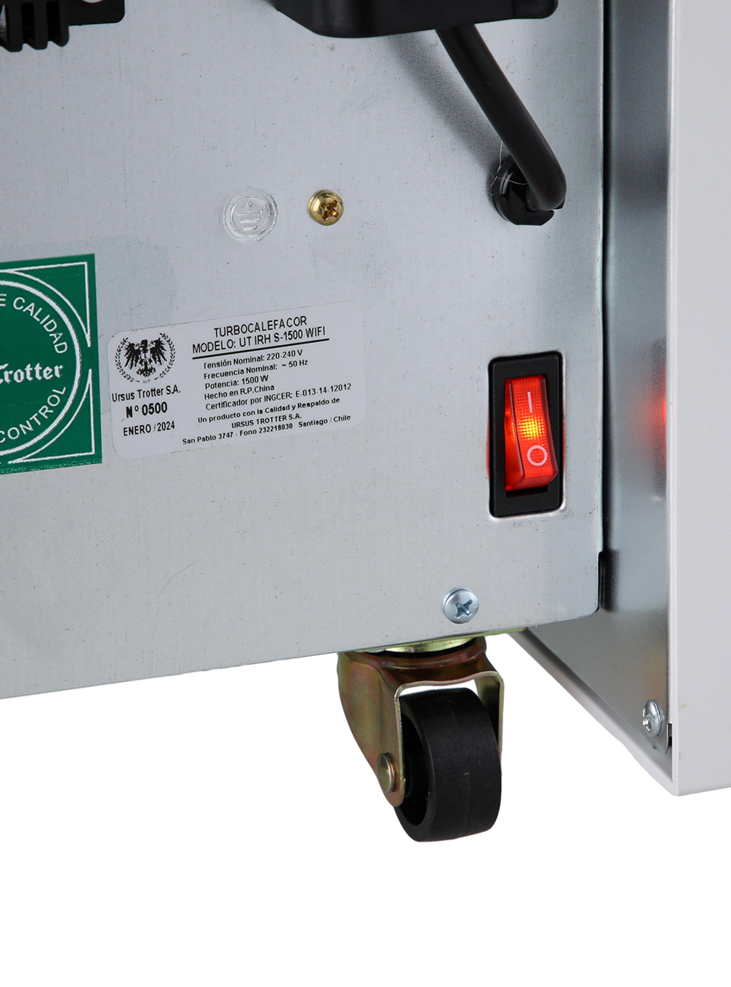 Calefactor Infrarrojo 1500W UT IRH S-1500 WIFI Blanco-4