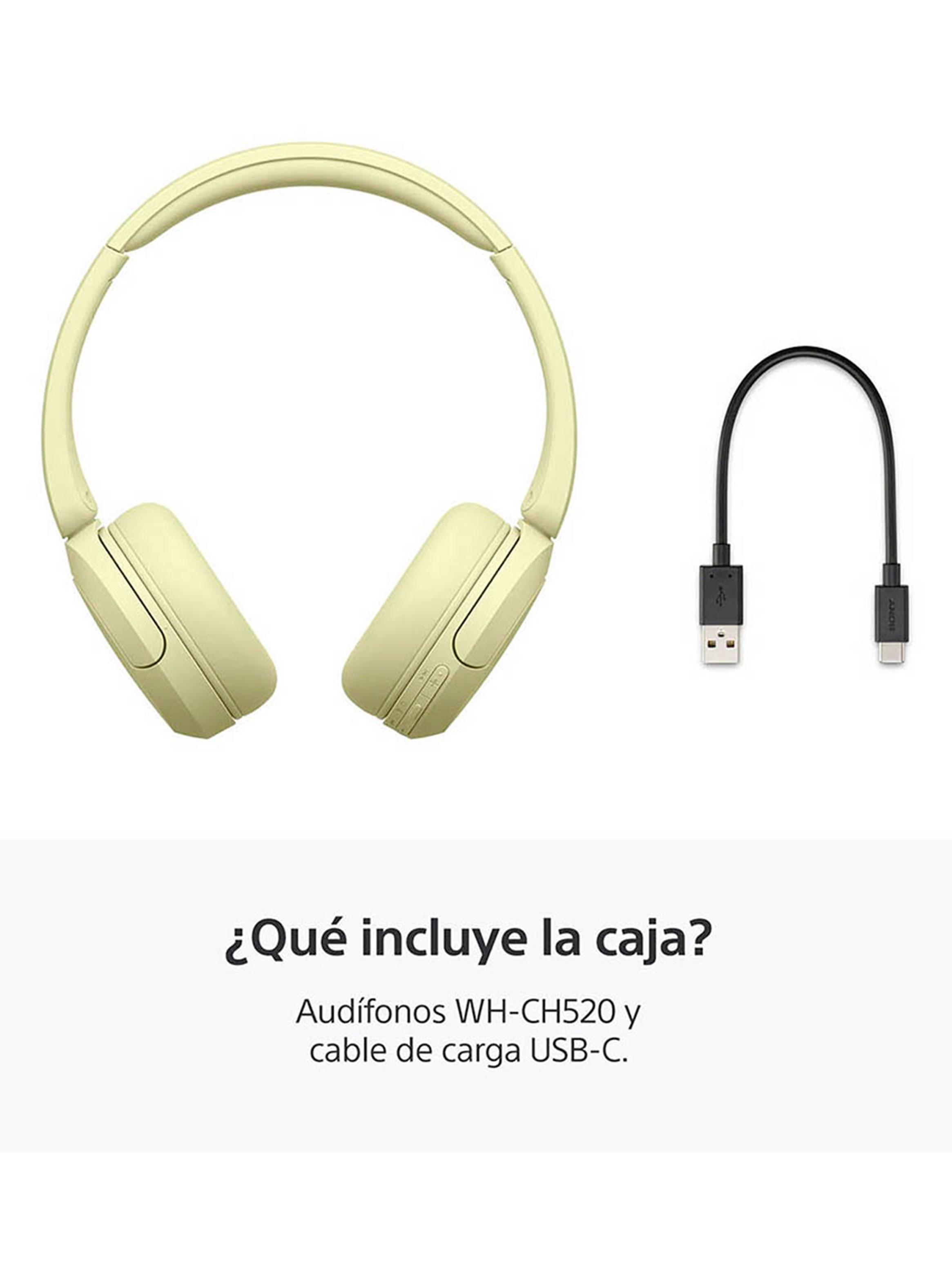 Audífonos Bluetooth WH-CH520 Amarillo-2
