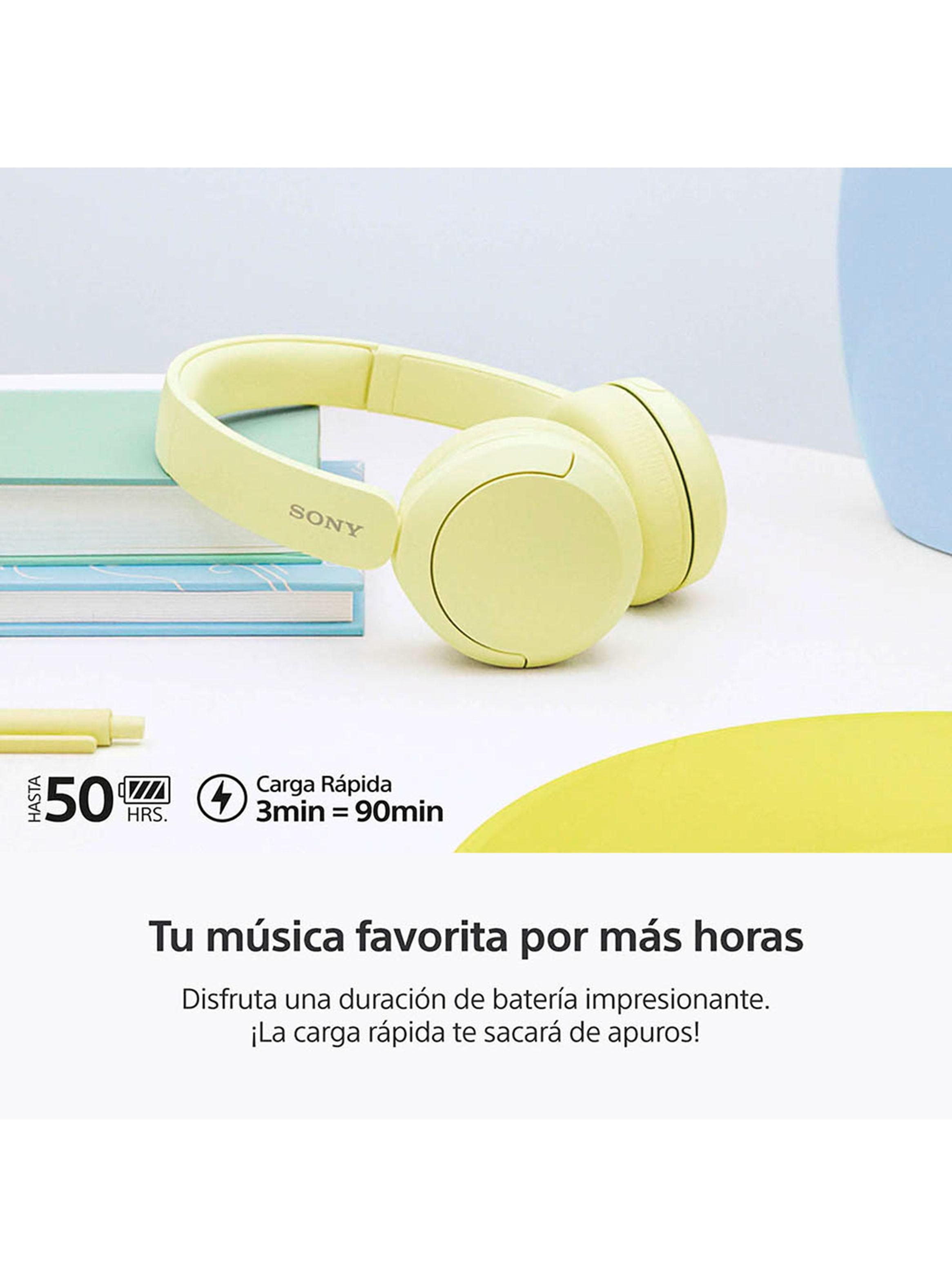 Audífonos Bluetooth WH-CH520 Amarillo-3