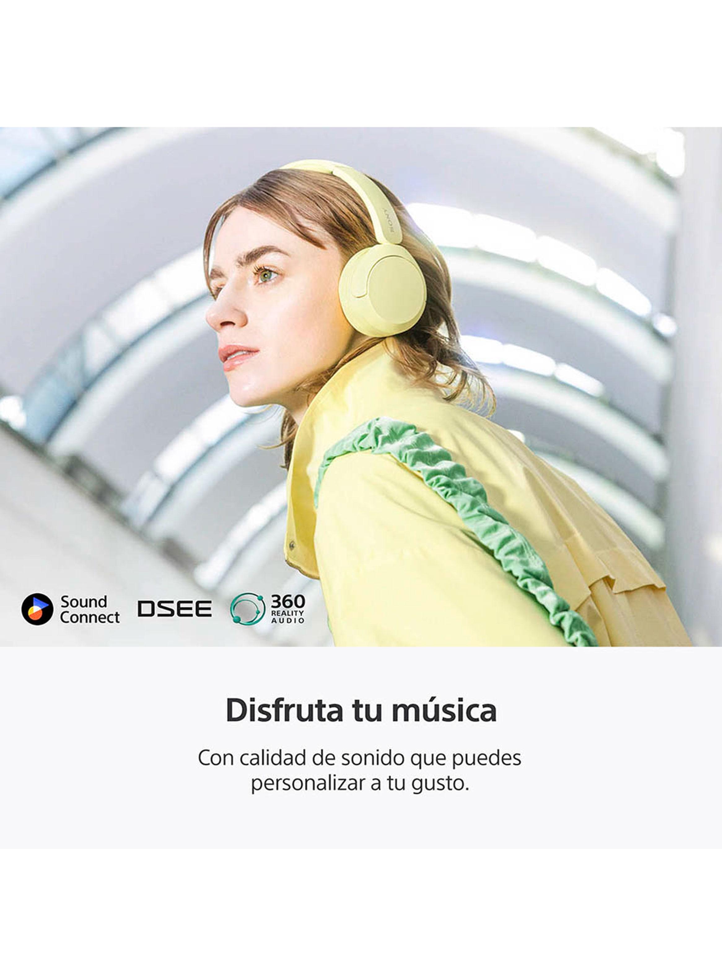 Audífonos Bluetooth WH-CH520 Amarillo-4