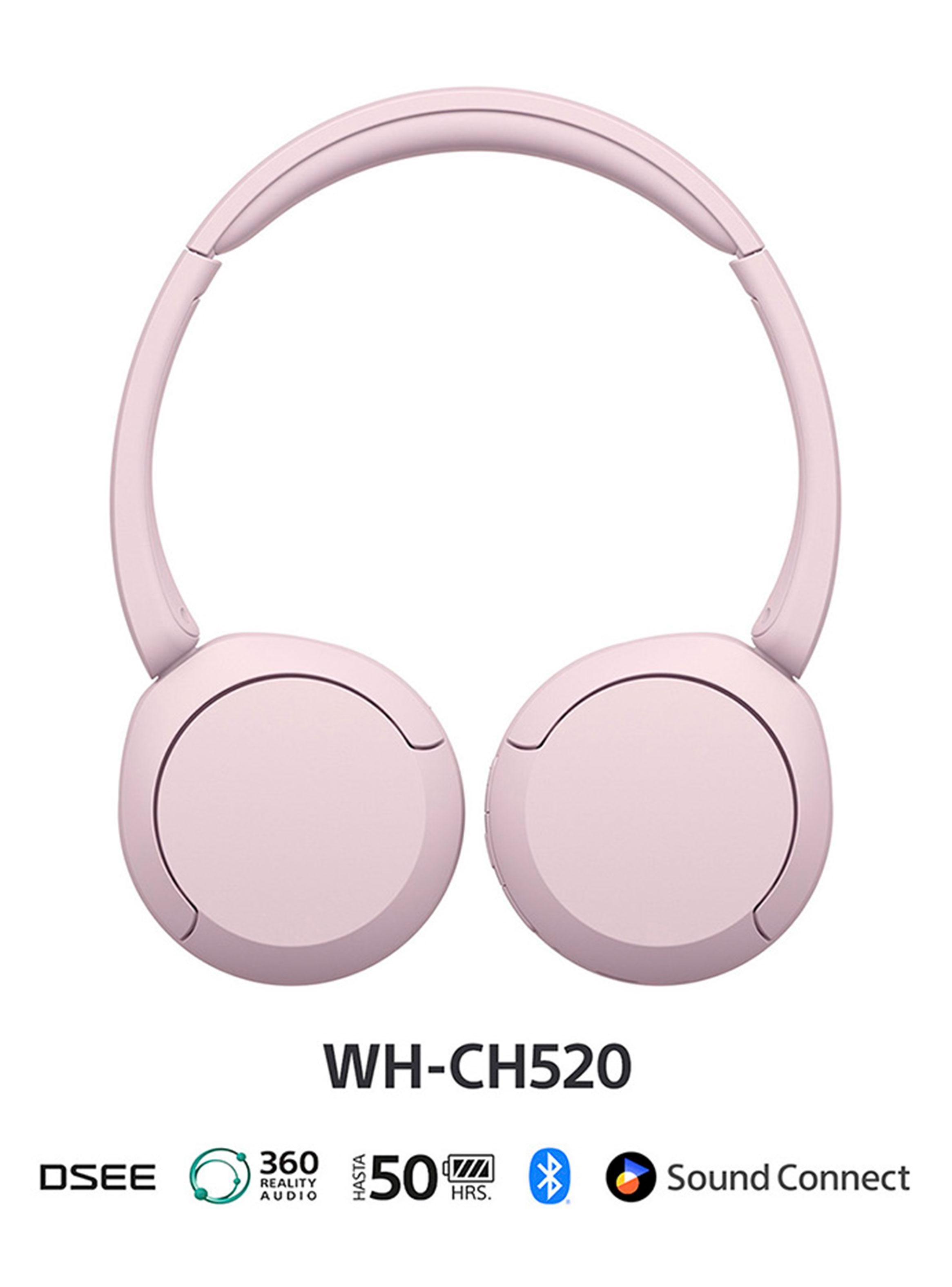 Audífonos Bluetooth WH-CH520 Rosado-2