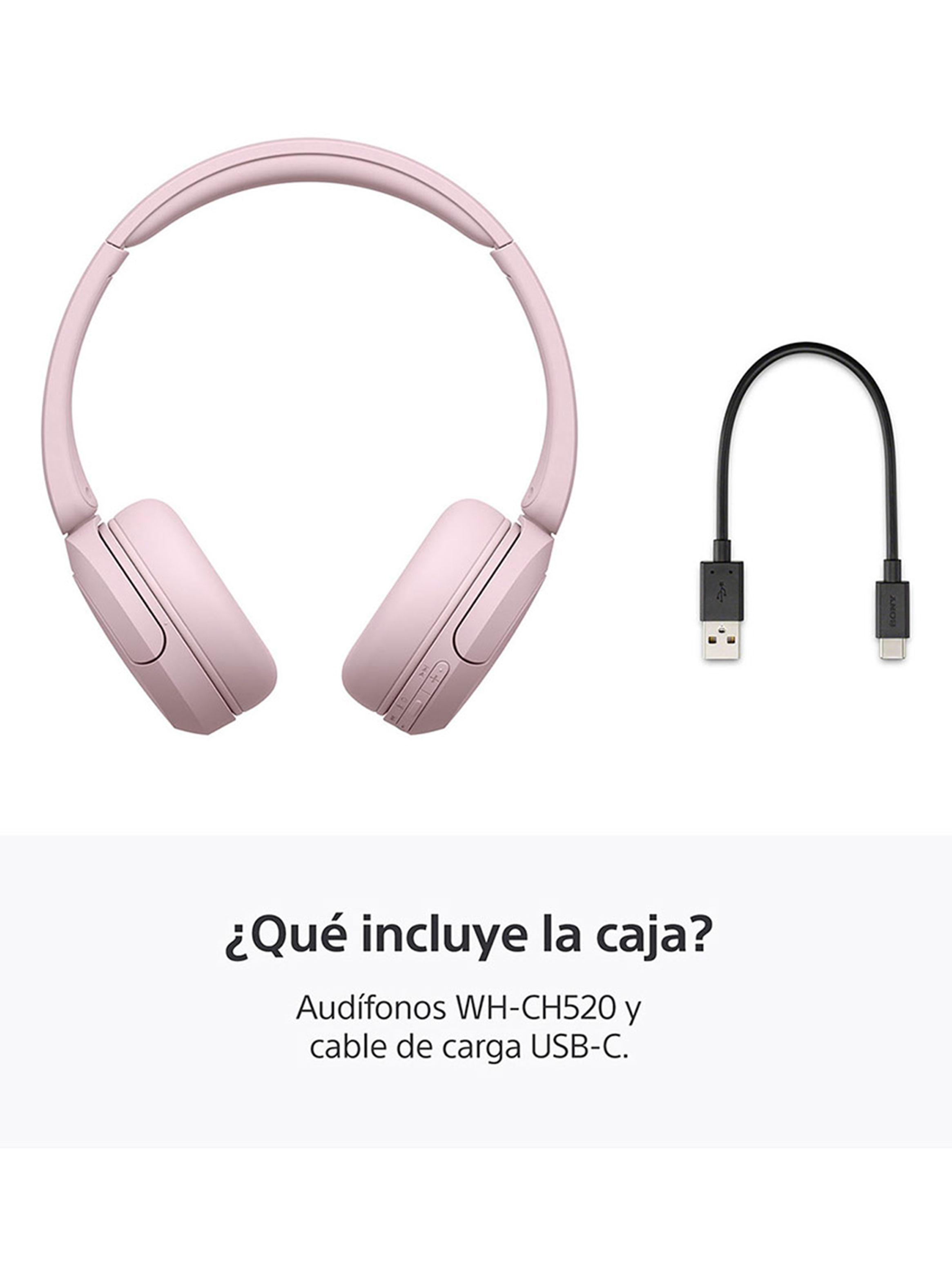 Audífonos Bluetooth WH-CH520 Rosado-3