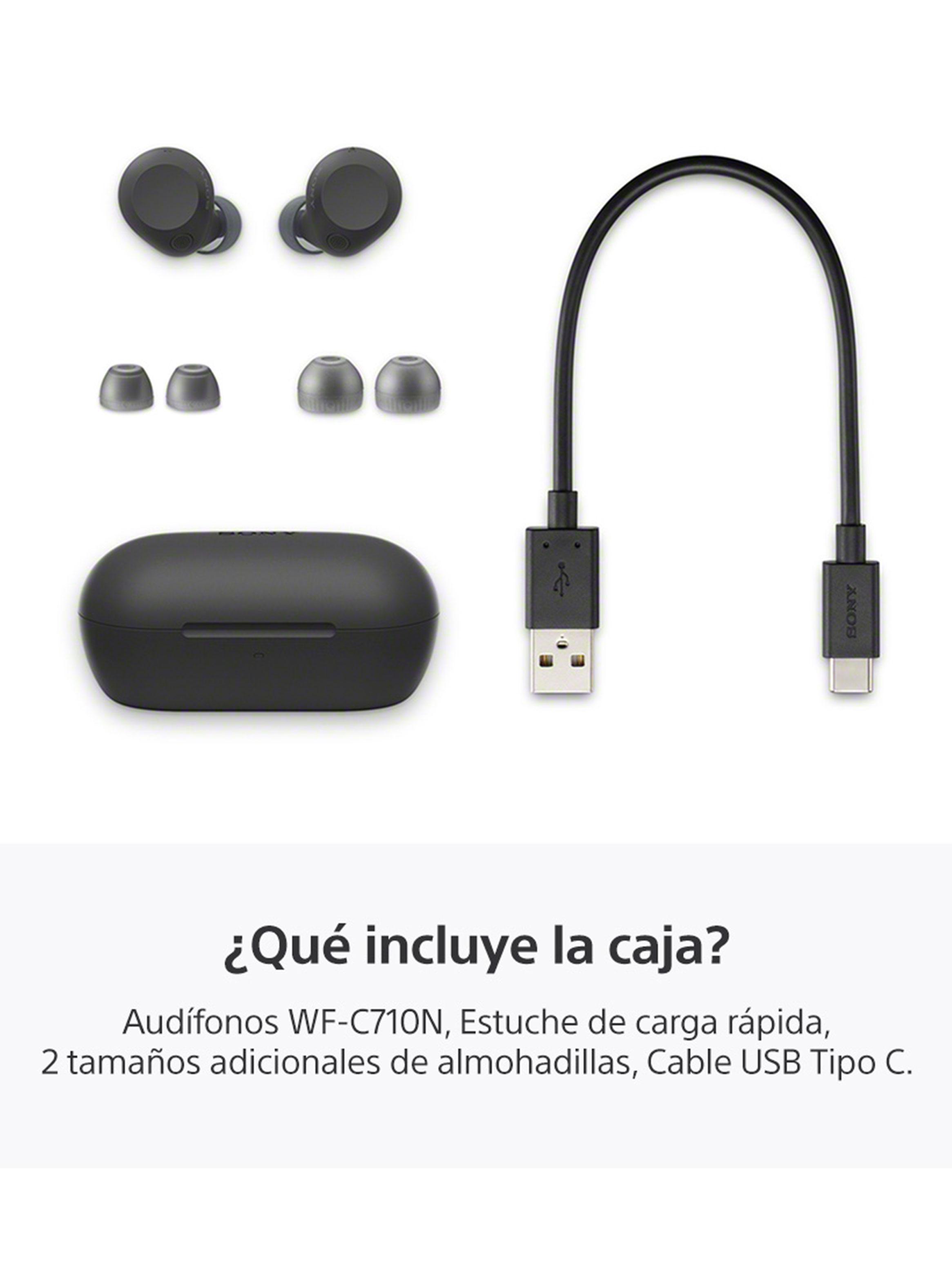 Audífonos Bluetooth Noise Cancelling WF-C710N Negro-4