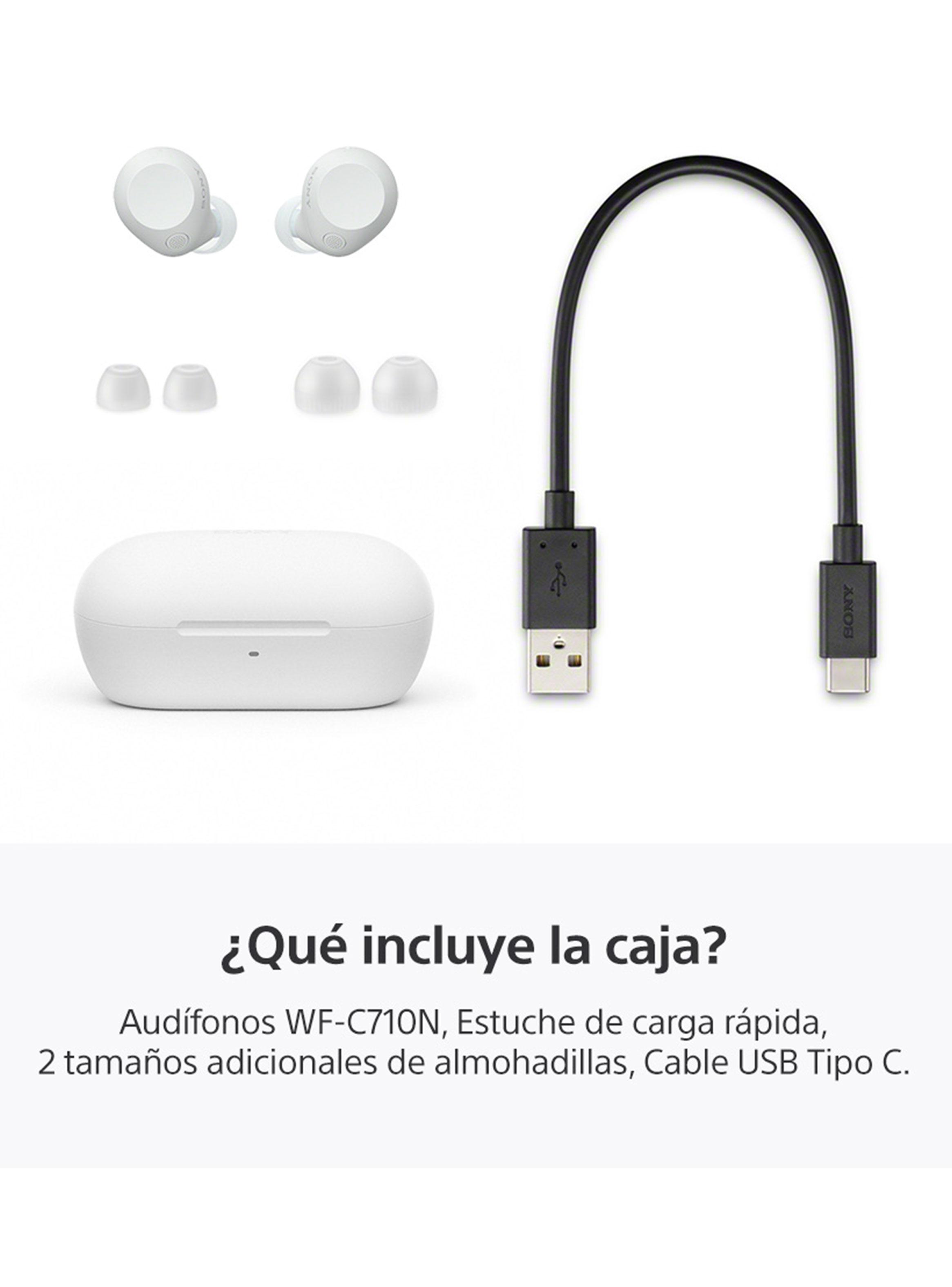 Audífonos Bluetooth Noise Cancelling WF-C710N Blanco-2