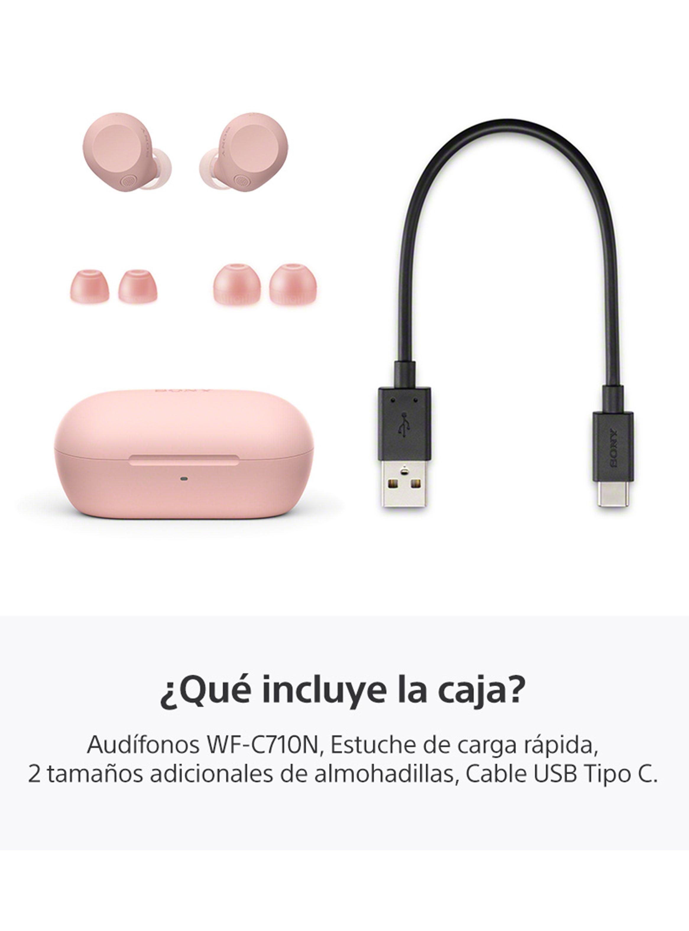 Audífonos Bluetooth Noise Cancelling WF-C710N Rosado-3