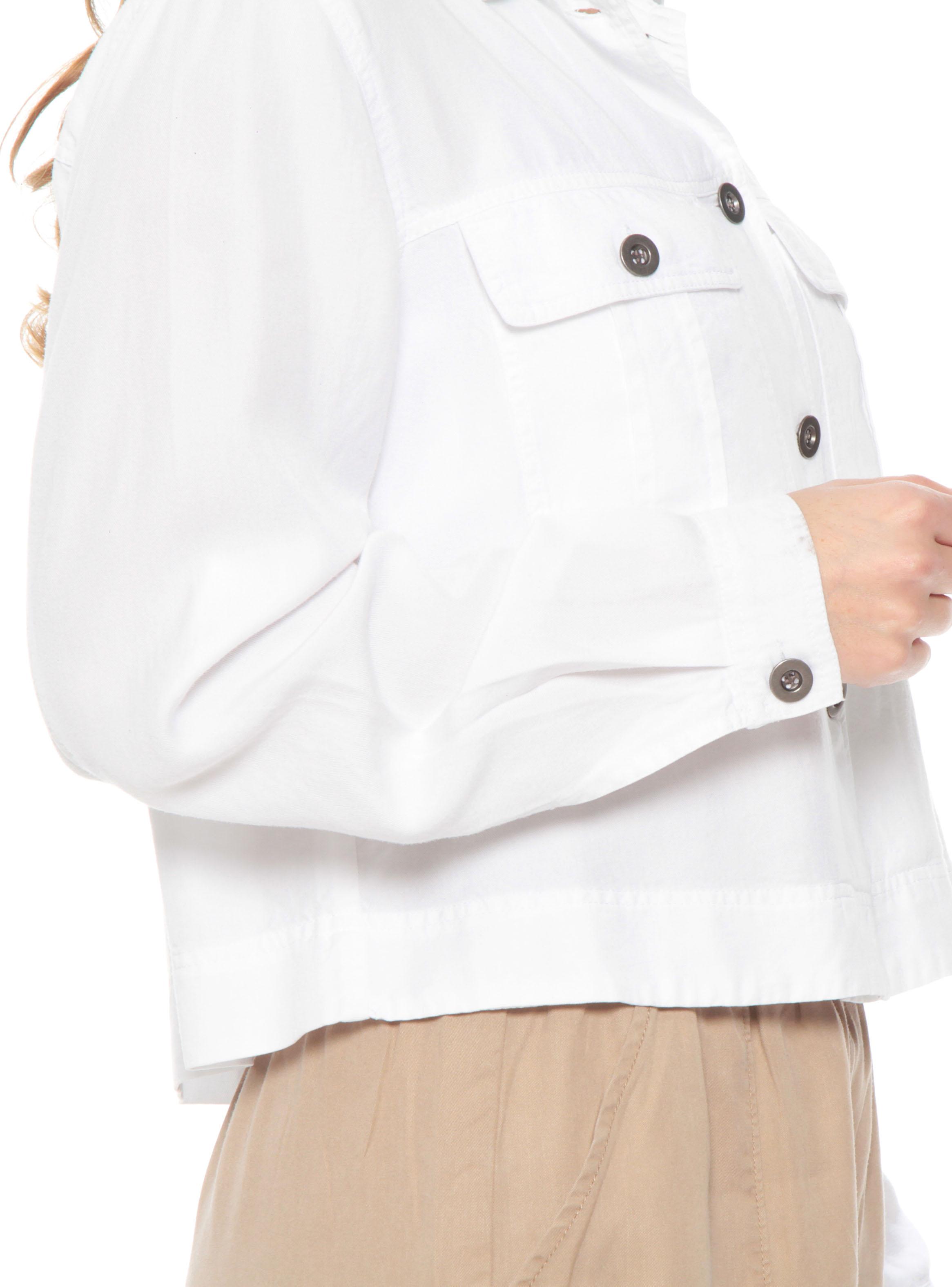 Chaqueta Manga Larga Lyocell con Bolsillos Delantero-2