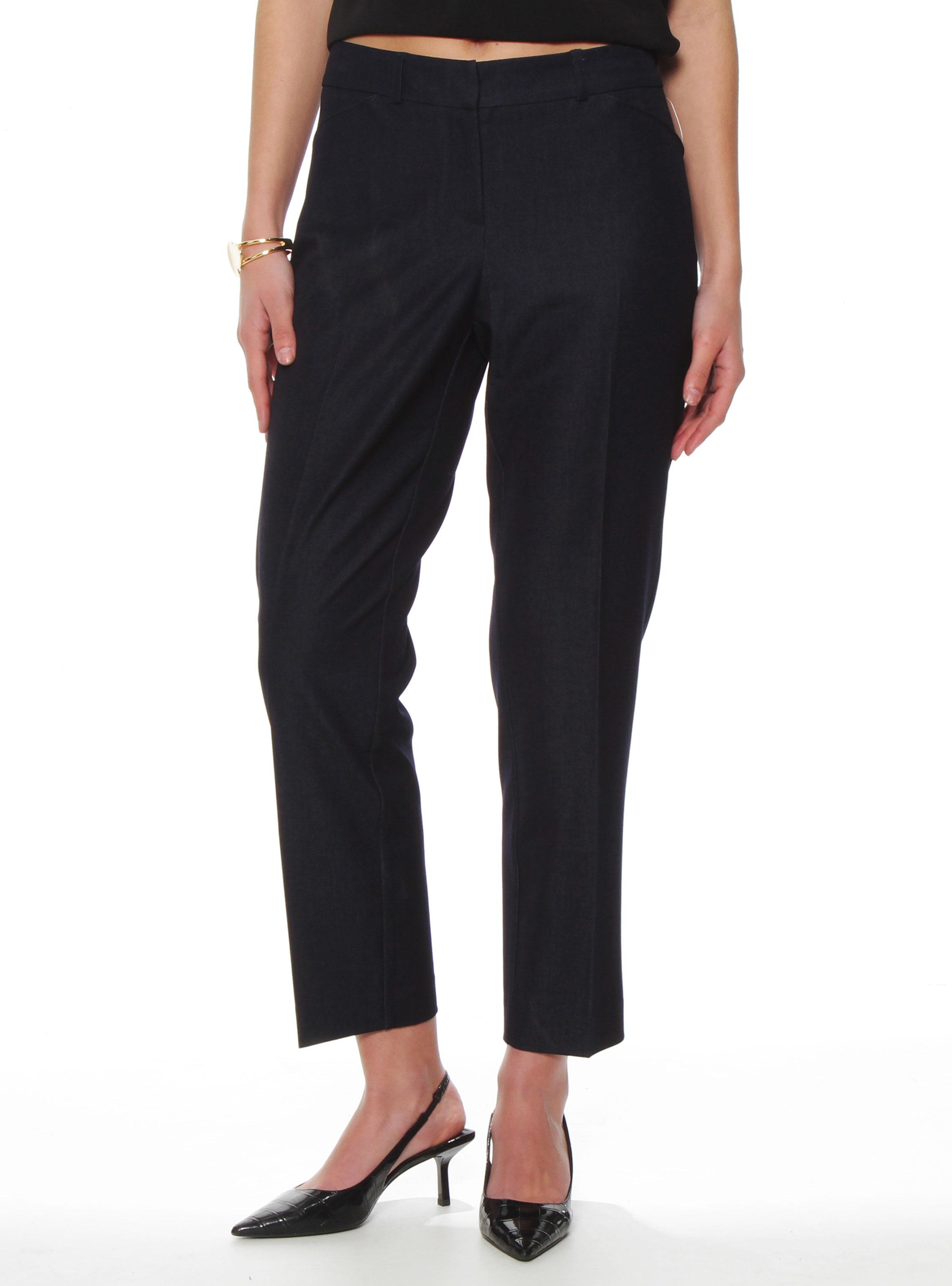 Pantalón Slim Tiro Alto Pretina Básica A81-0