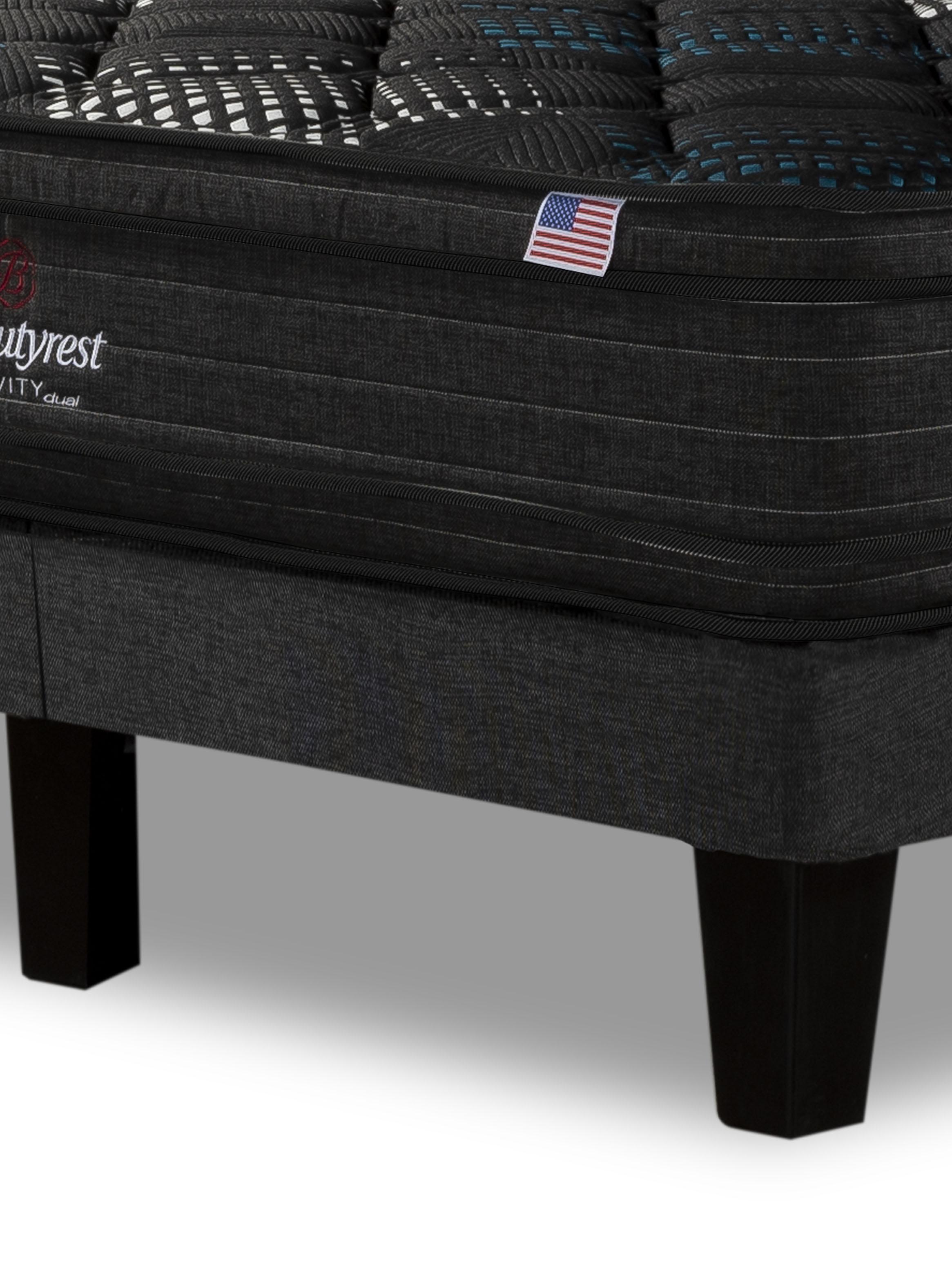 Cama Europea 2 Plazas Gravity Dual Tibet Plata-2