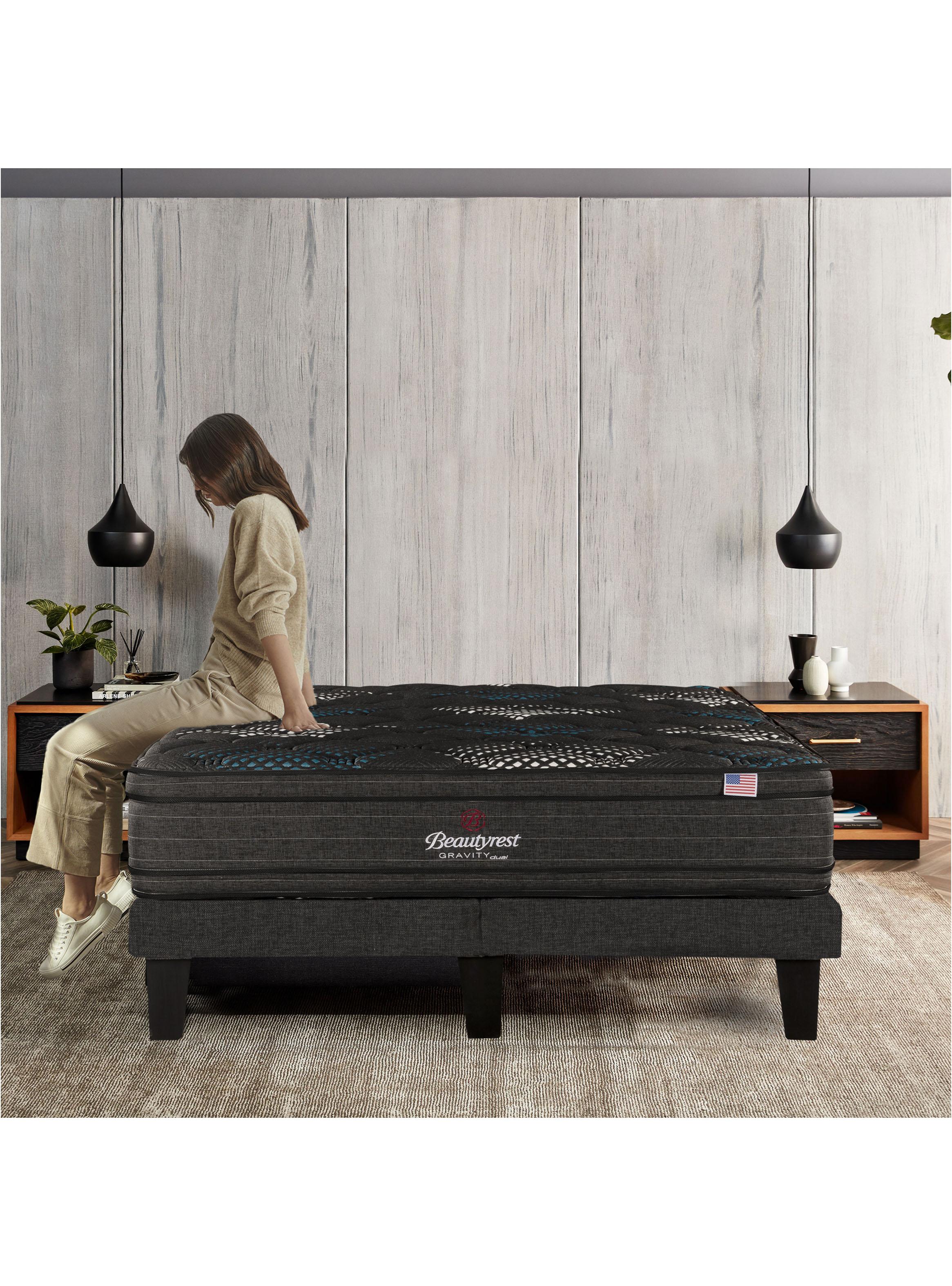 Cama Europea 2 Plazas Gravity Dual Tibet Plata-5