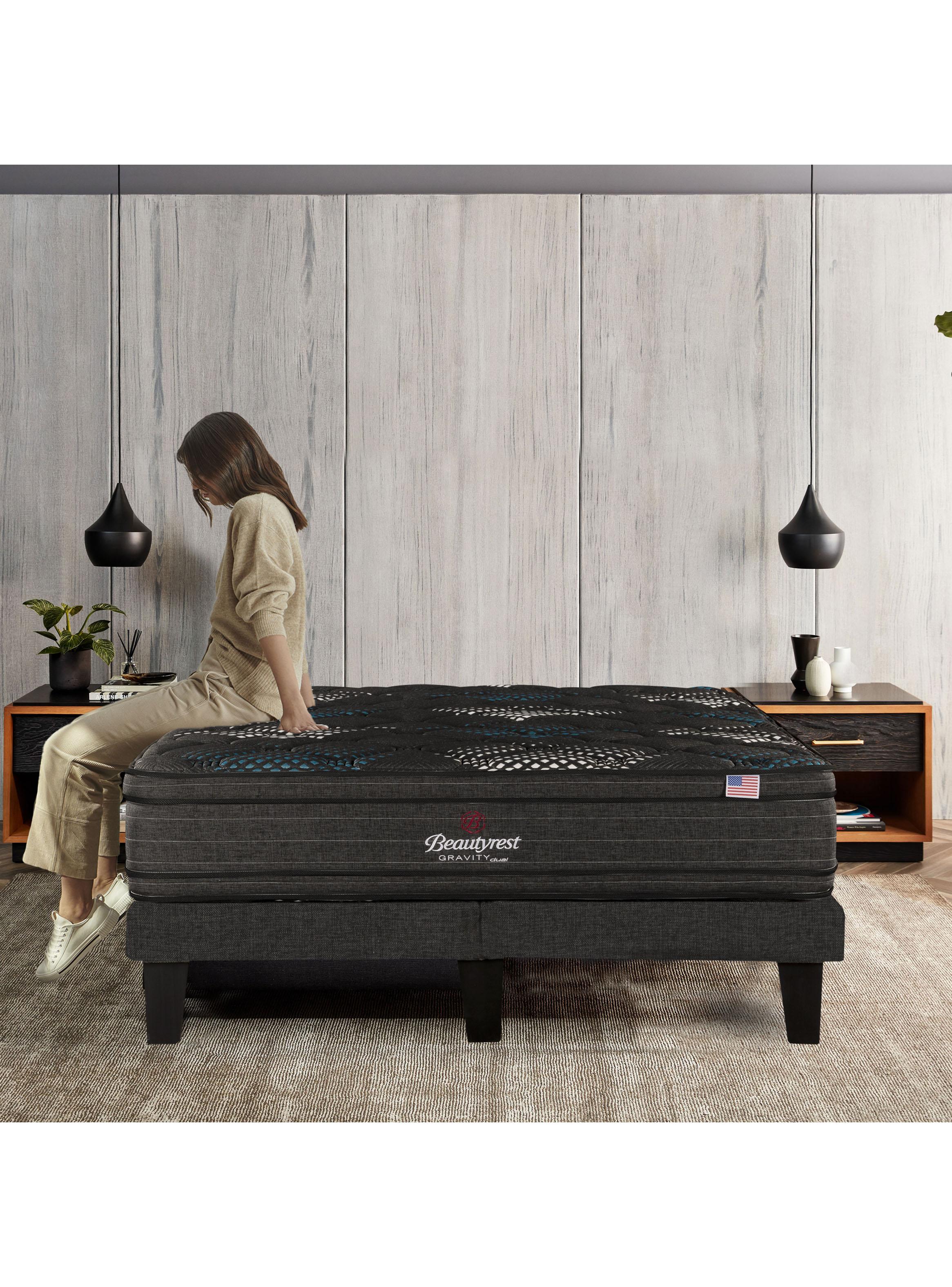 Cama Europea King Gravity Dual Tignes Gris-5