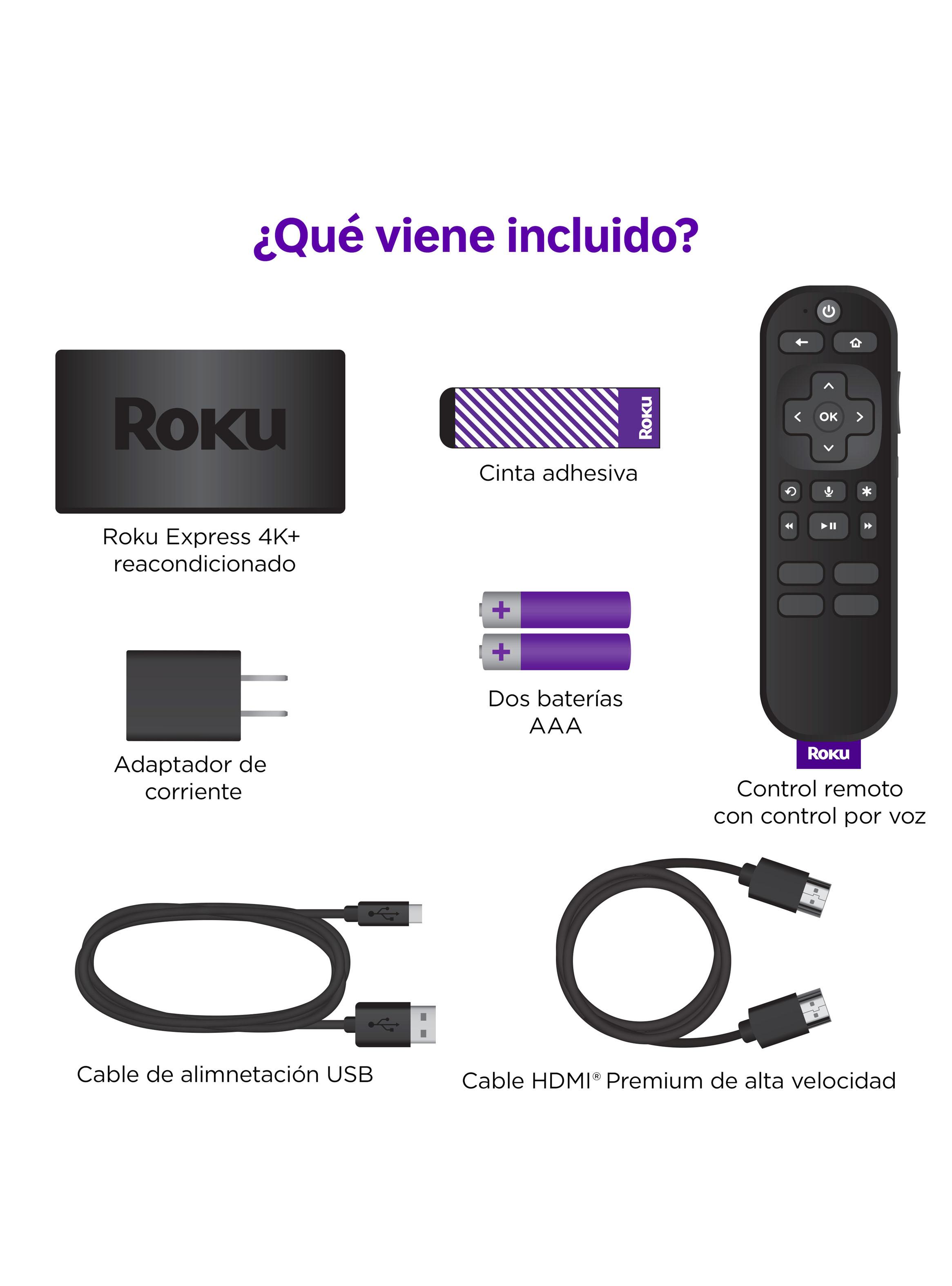 Roku Express 4K+ Reacondicionado-5