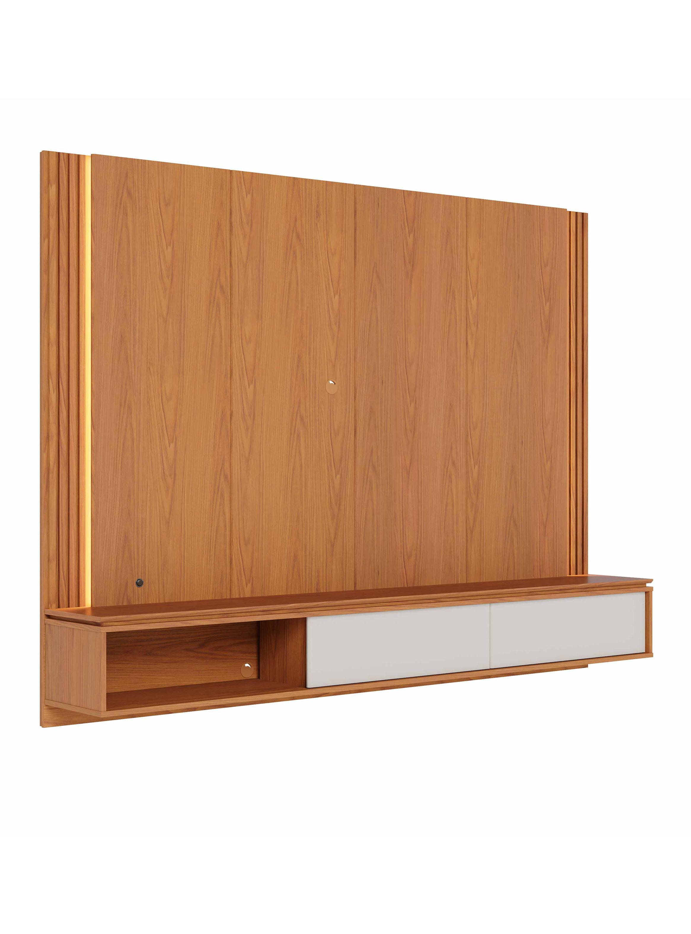 Centro de Entretenimiento Loa 75" Freijo/Off White-3