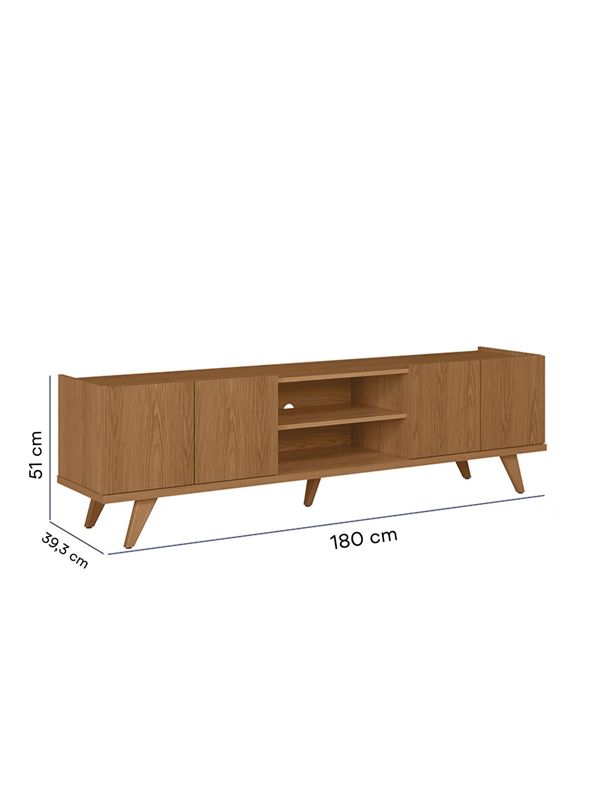 Rack TV Brazos 75" Freijó-1
