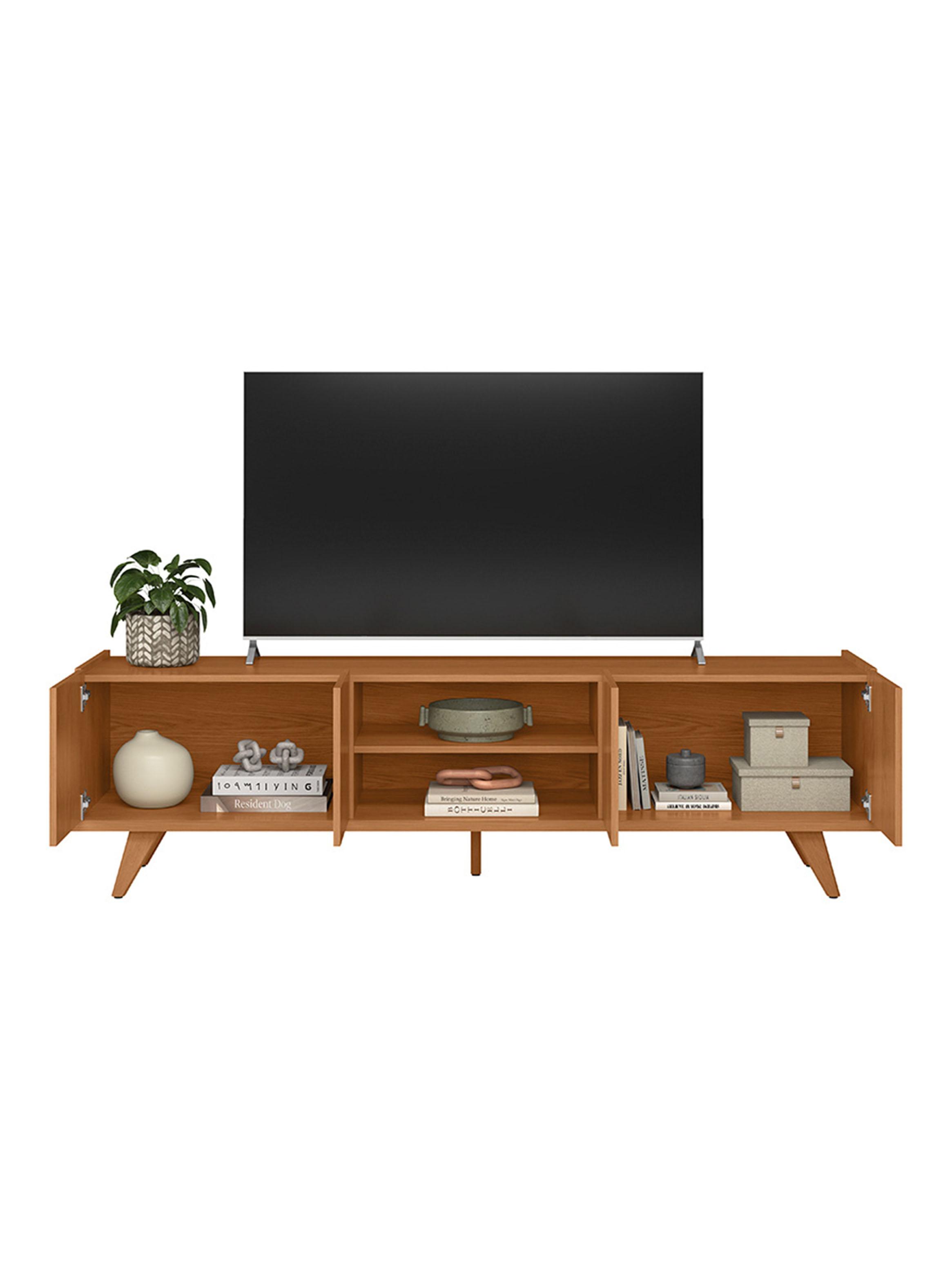 Rack TV Brazos 75" Freijó-2