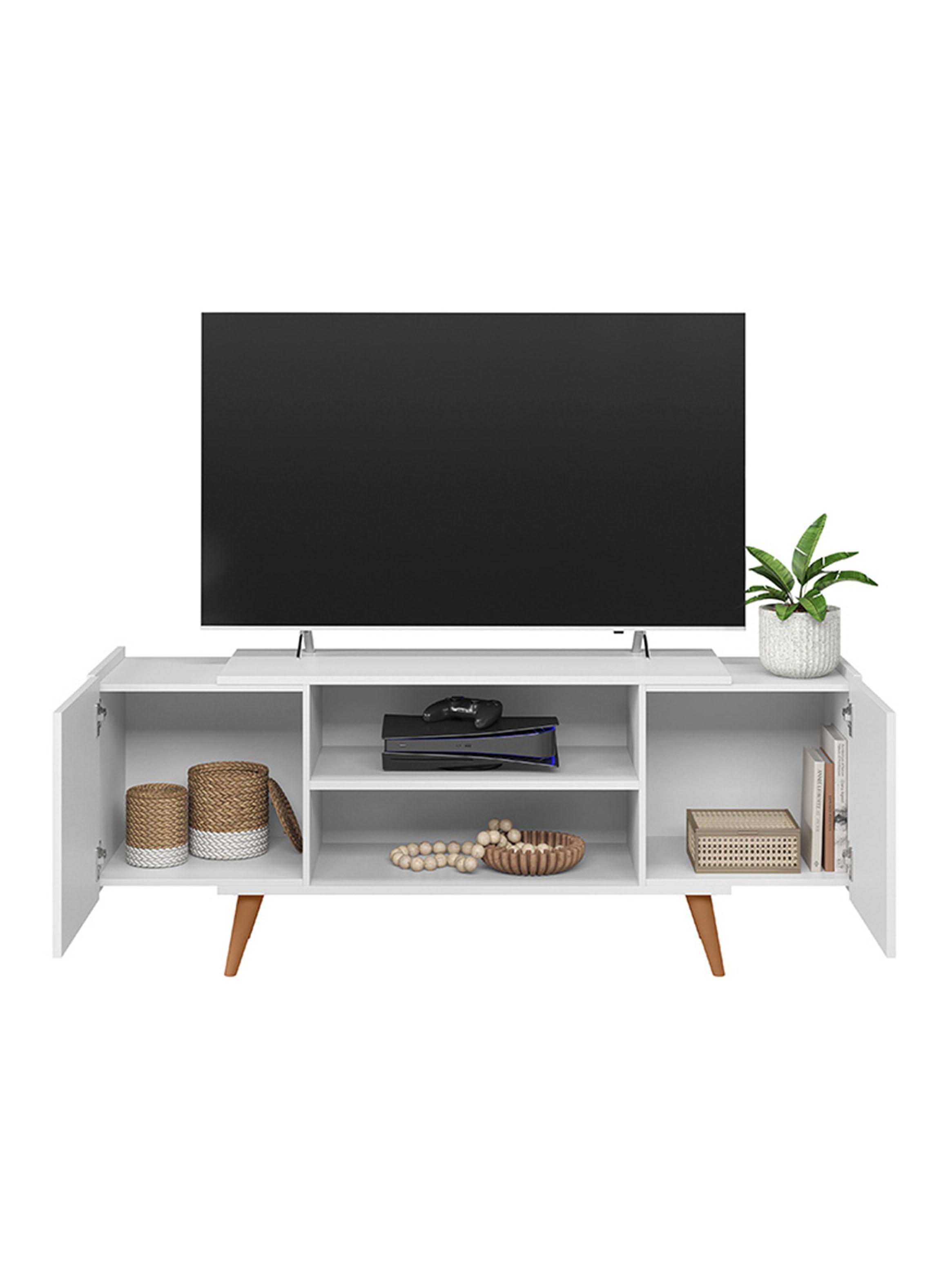 Rack TV River 55" White /Freijo-2