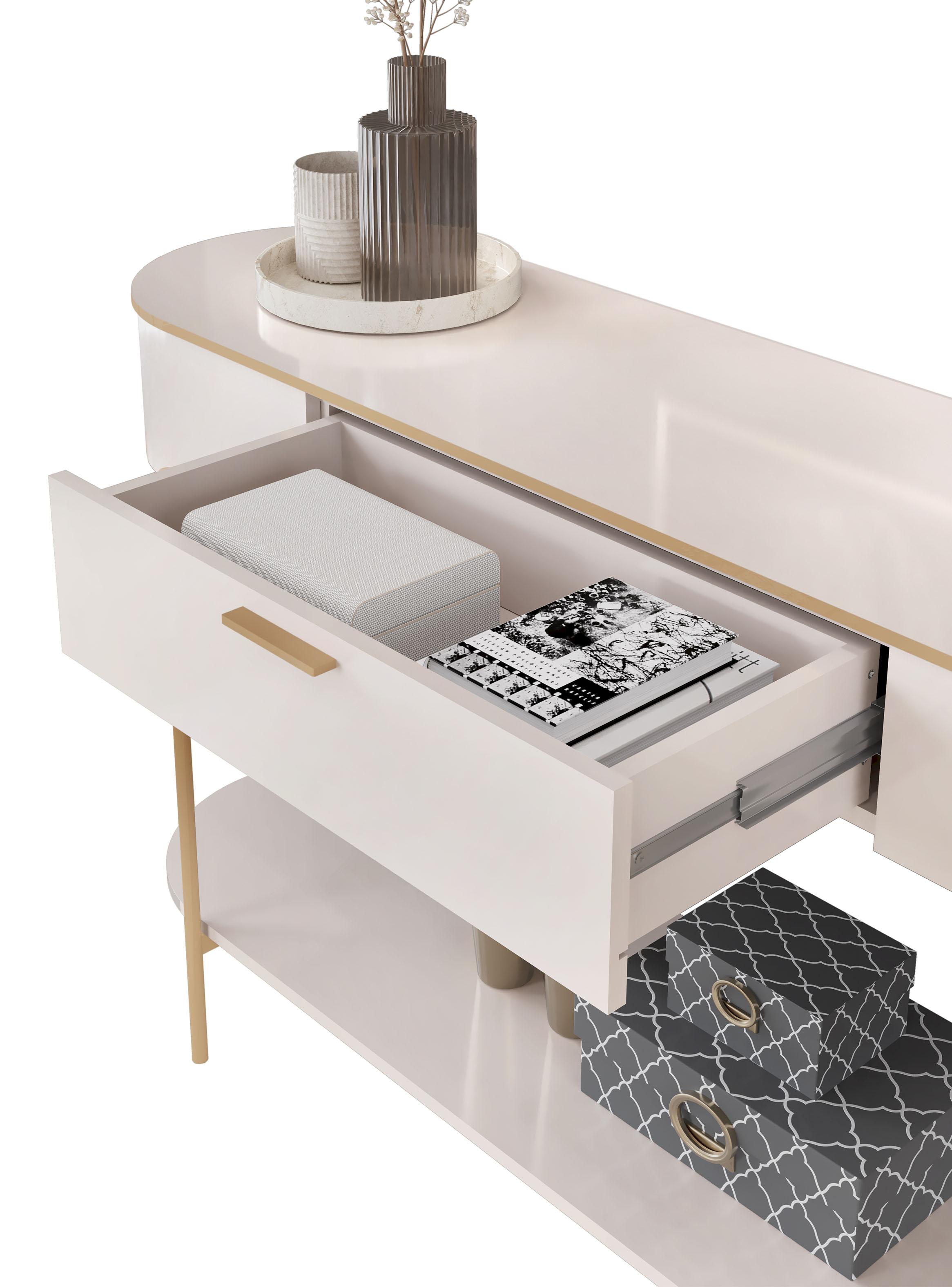 Arrimo Caren Off White 135 x 39.2 x 80 cm-2