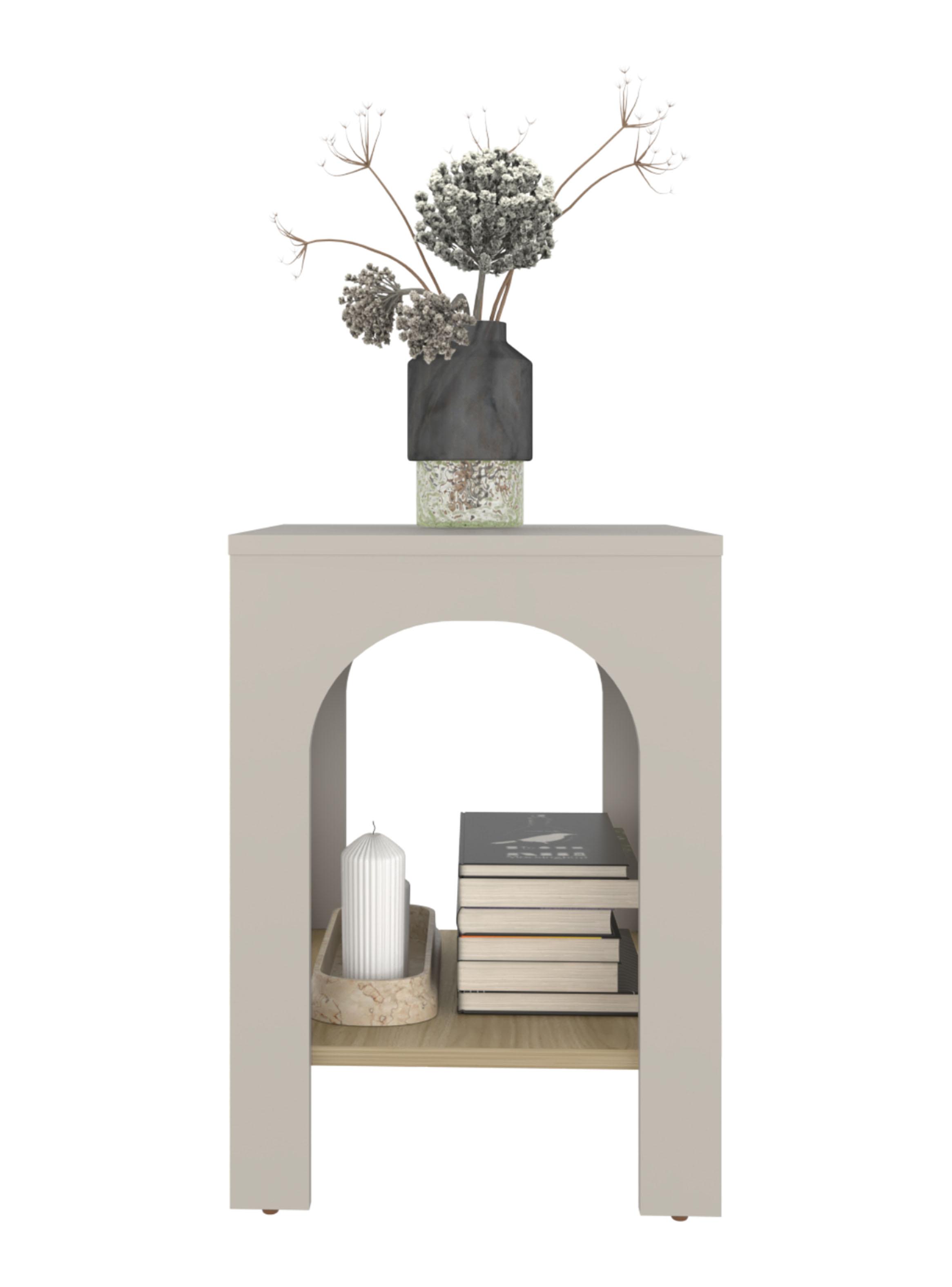 Mesa Lateral Aira 52x37.5x37.5 cm Capri y Fresno-5