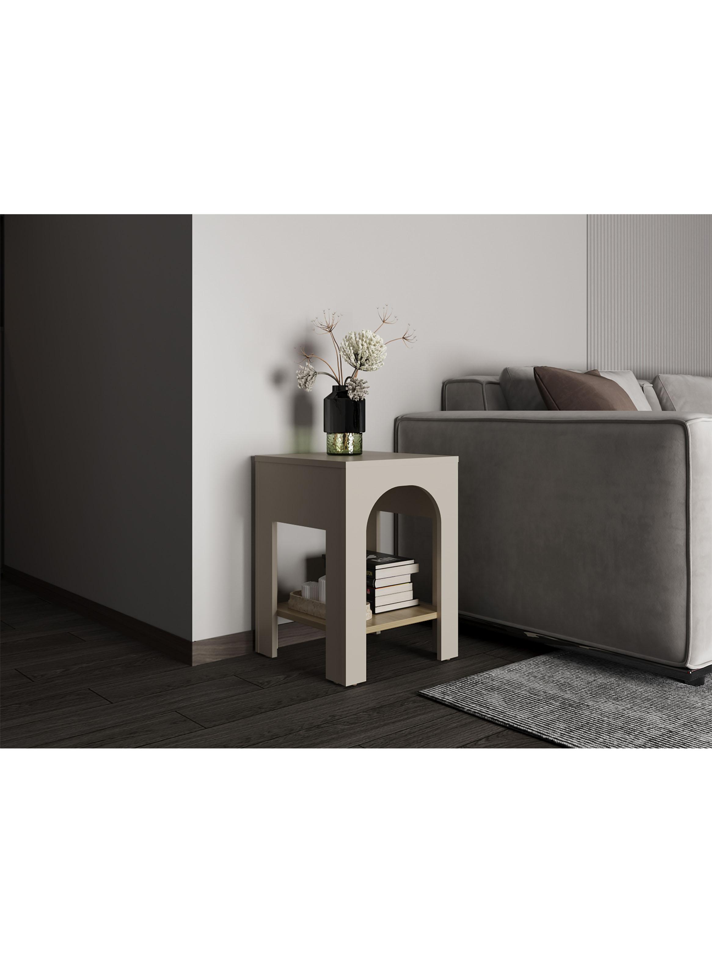 Mesa Lateral Aira 52x37.5x37.5 cm Capri y Fresno-6