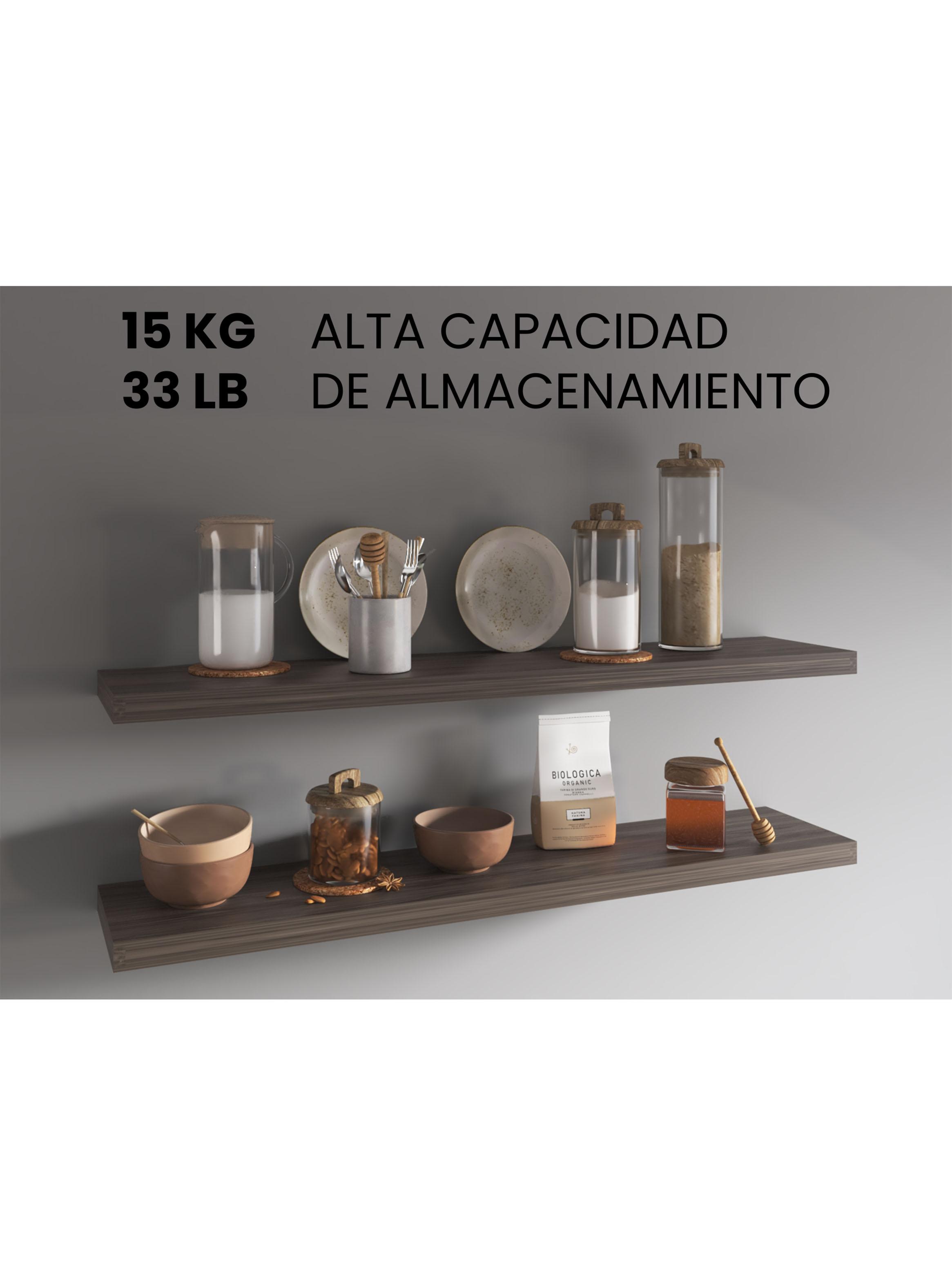 Repisa Flotante Wall 120x25x3.8 cm Coñac 1 Unidad-3