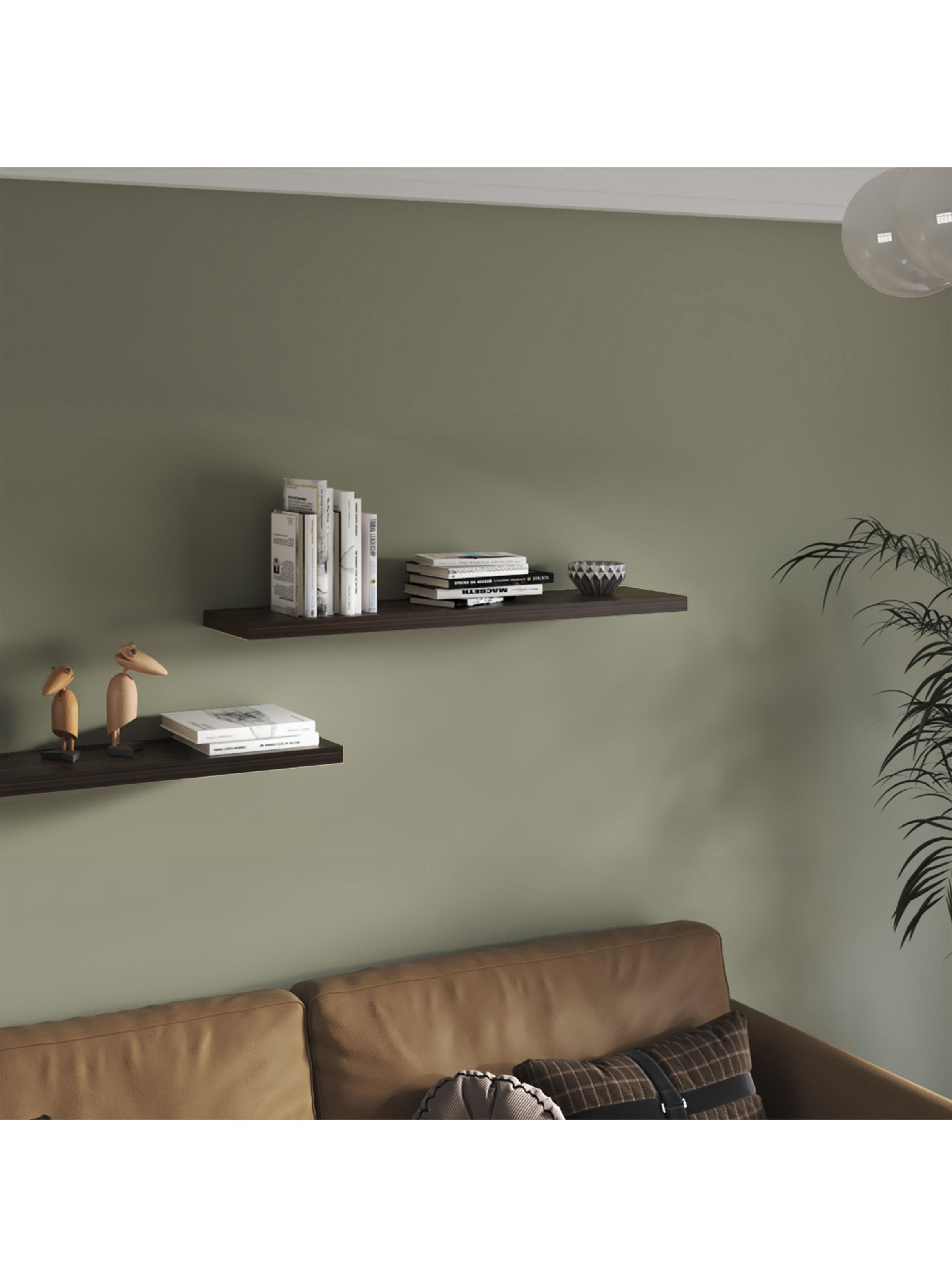 Repisa Flotante Wall 120x25x3.8 cm Habano 1 Unidad-5