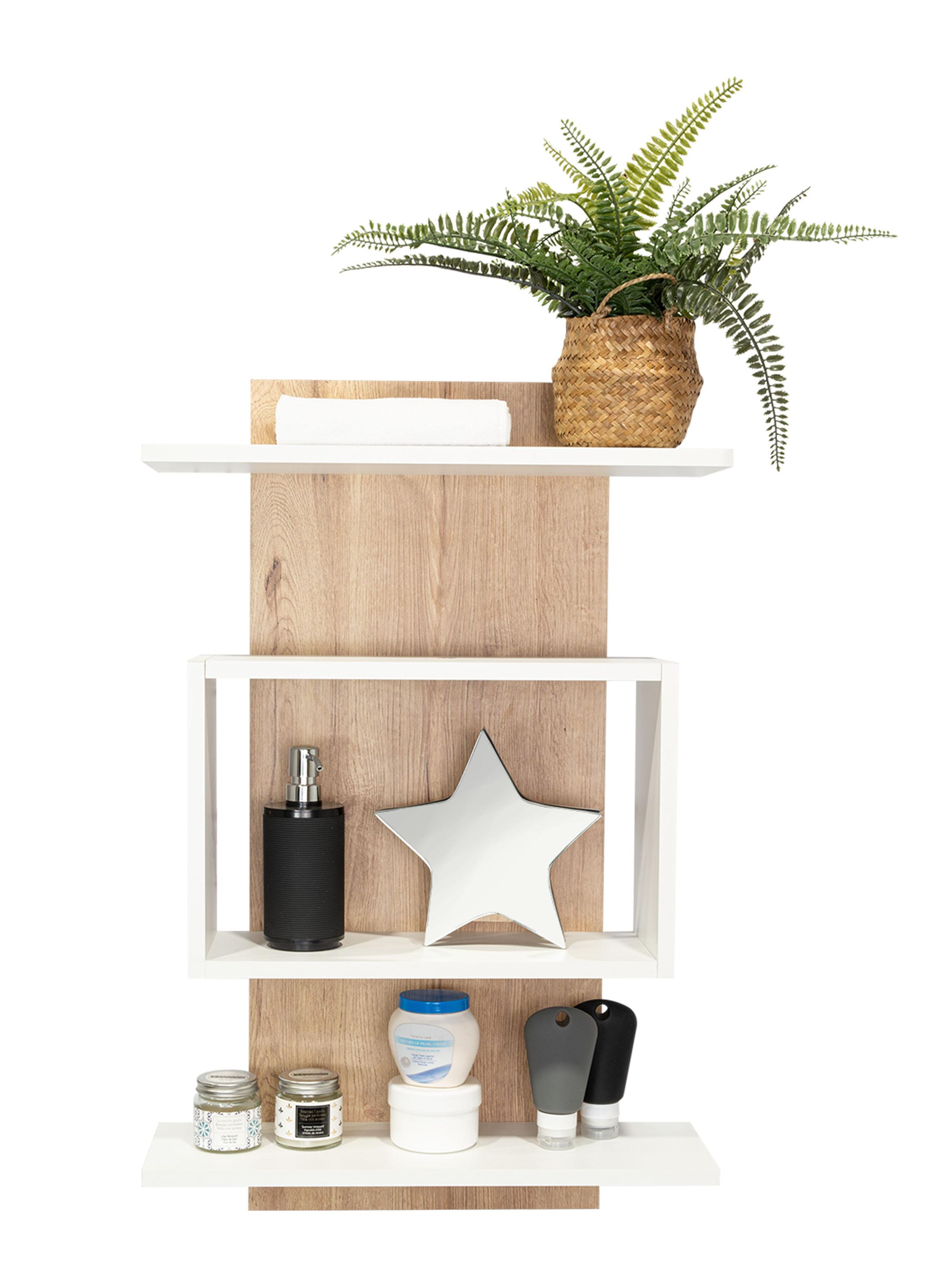 Mueble Organizador Baño Massana Duna y Blanco-3