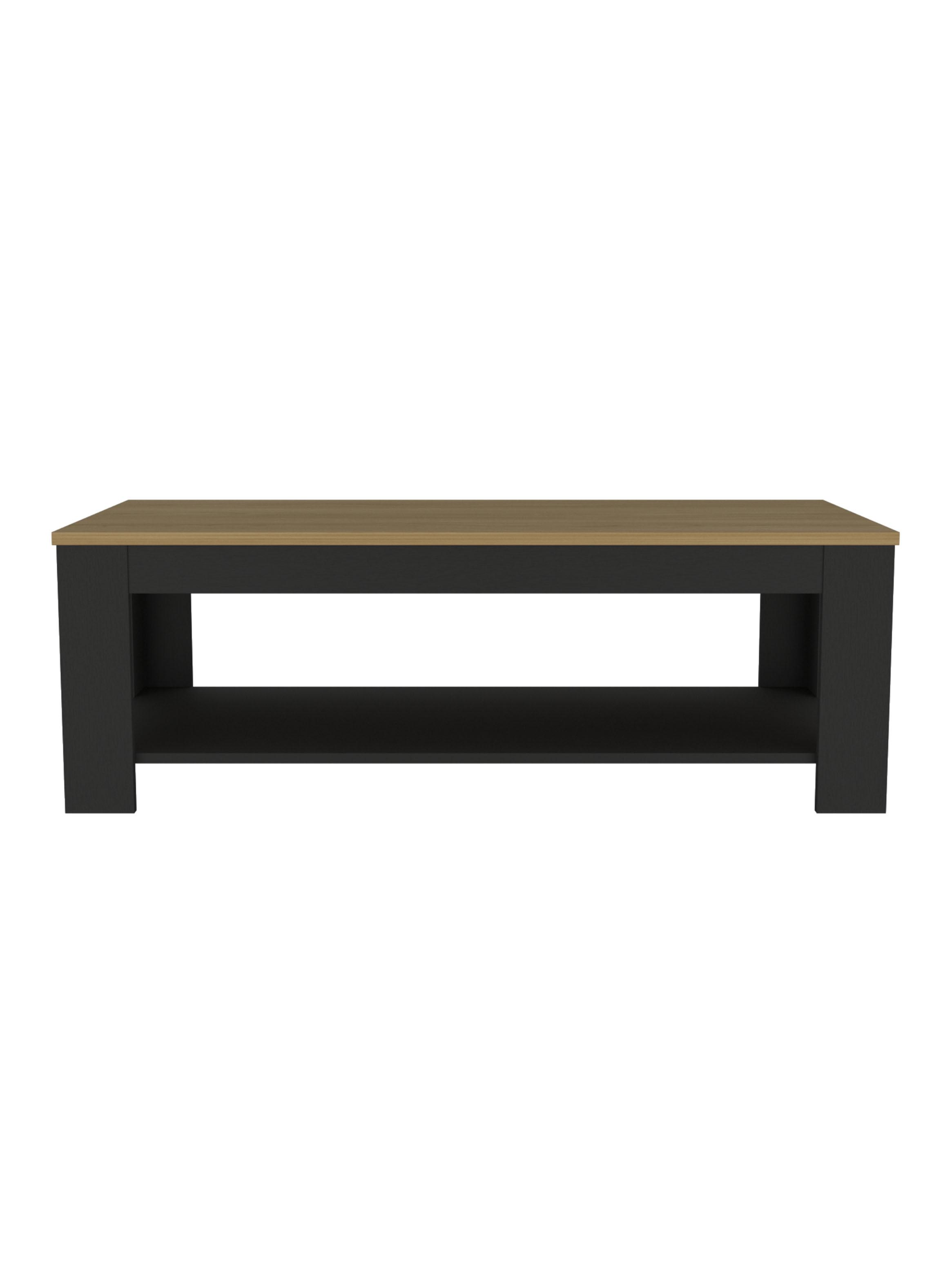 Mesa de Centro Cecil 120x60x41.5 cm Fresno y Wengue-2