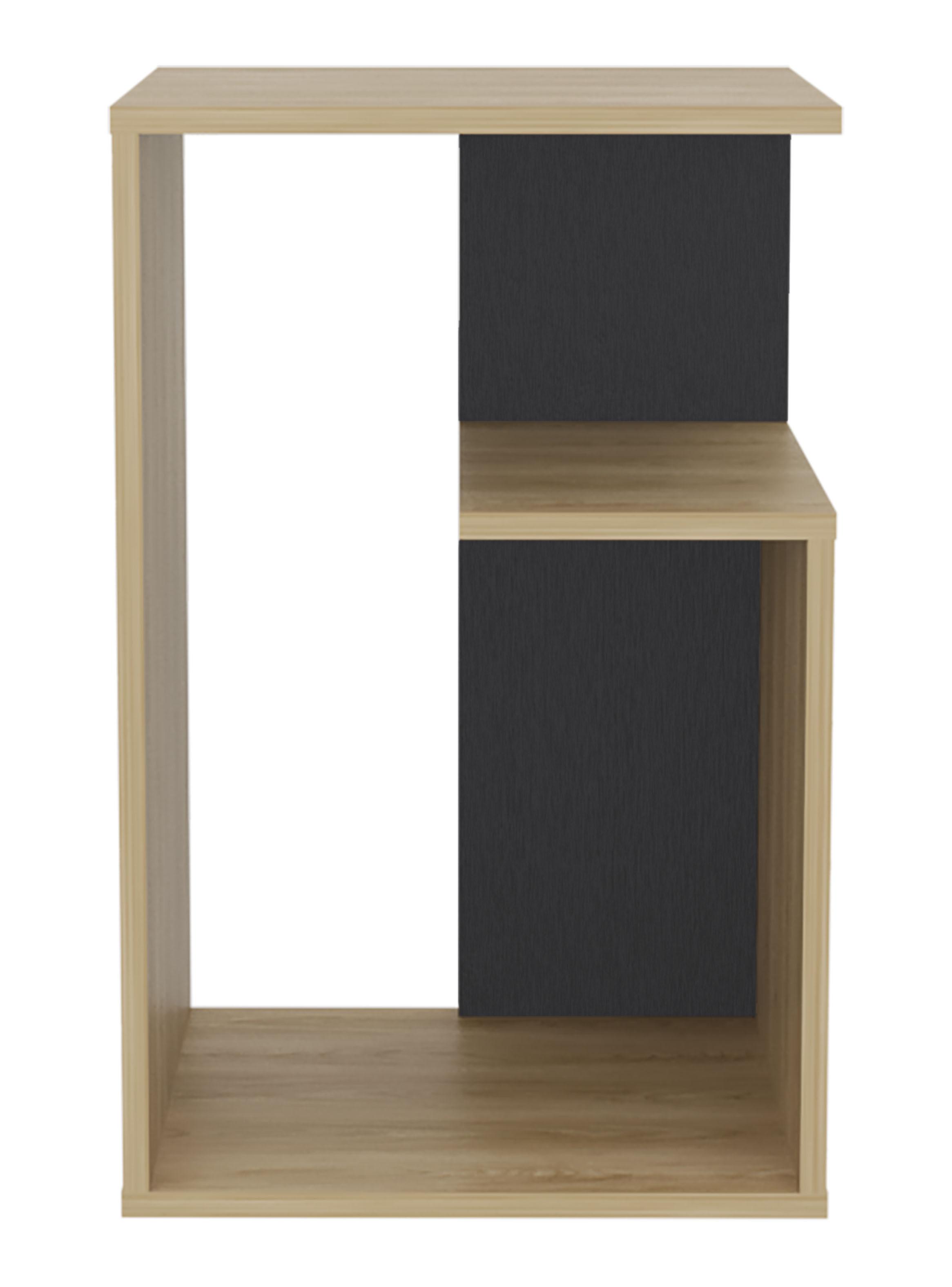 Mesa Lateral Everett 63.4x39.8x30 cm Fresno y Wengue-2