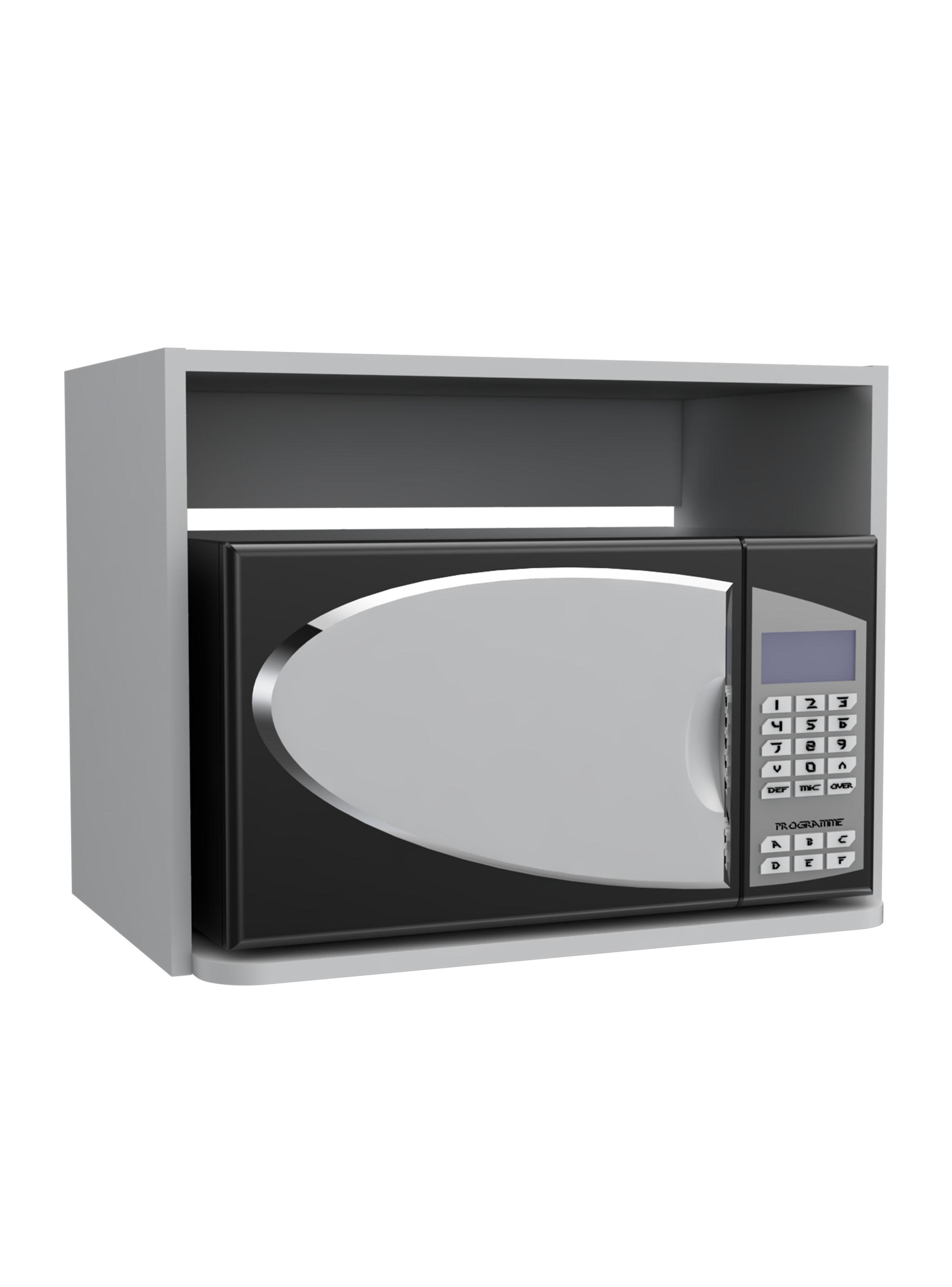Mueble para Microondas Eco 60x45x40 cm Blanco-4